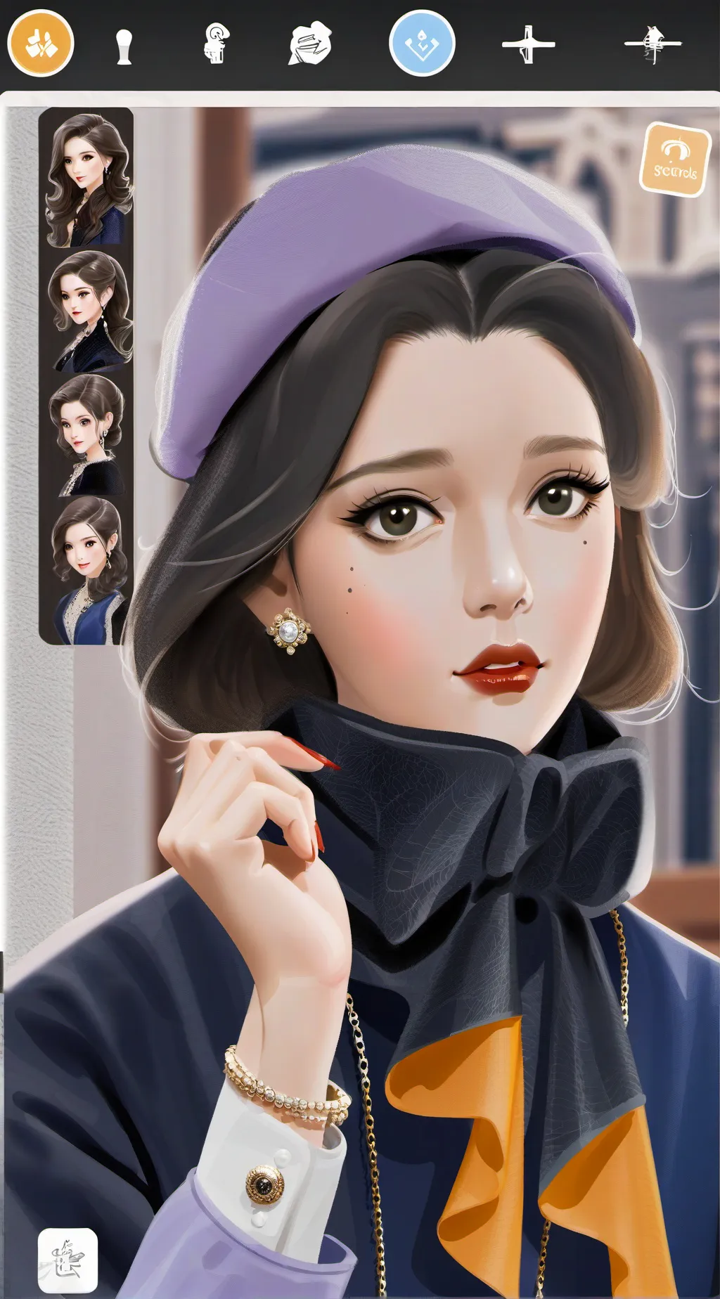 ai character: Fashion ￼ background