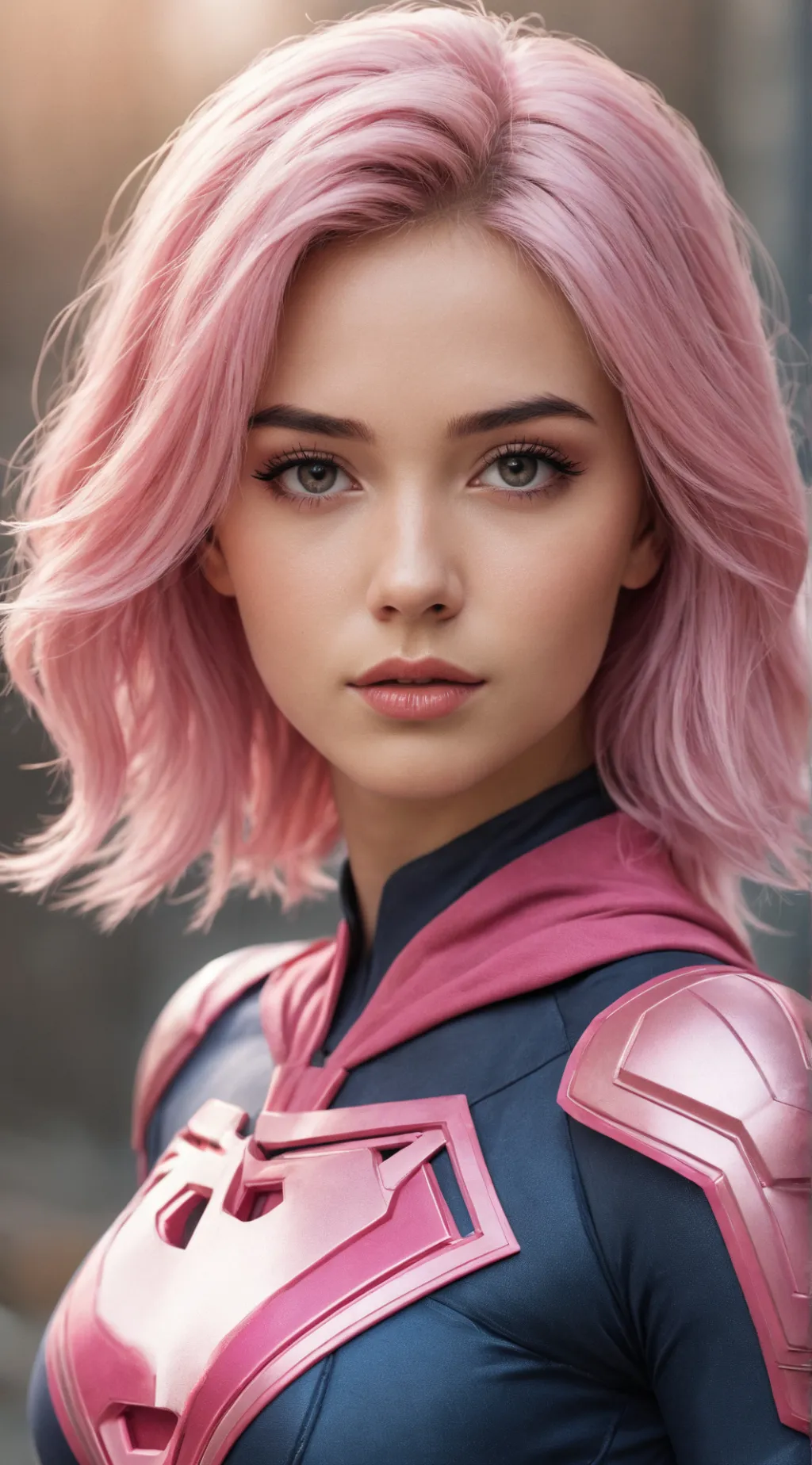 ai character: Sona The Supergirl background