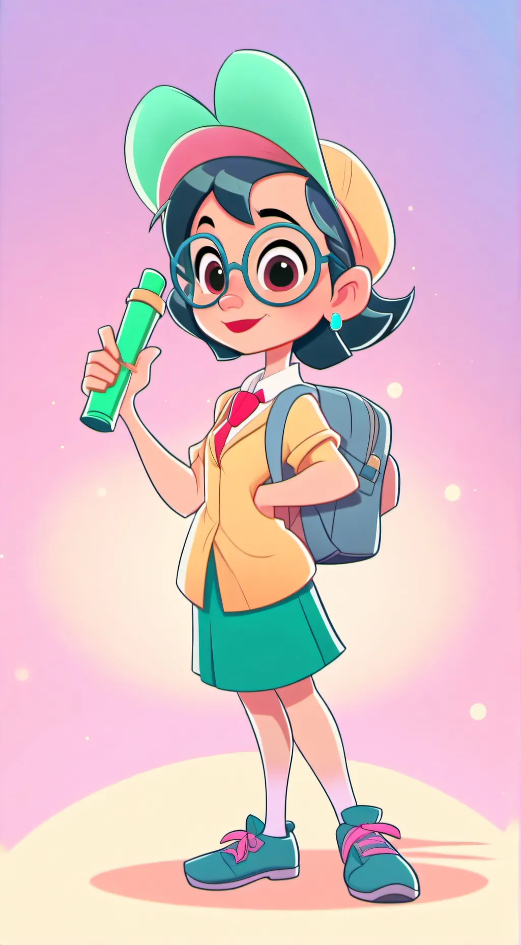 ai character: school background