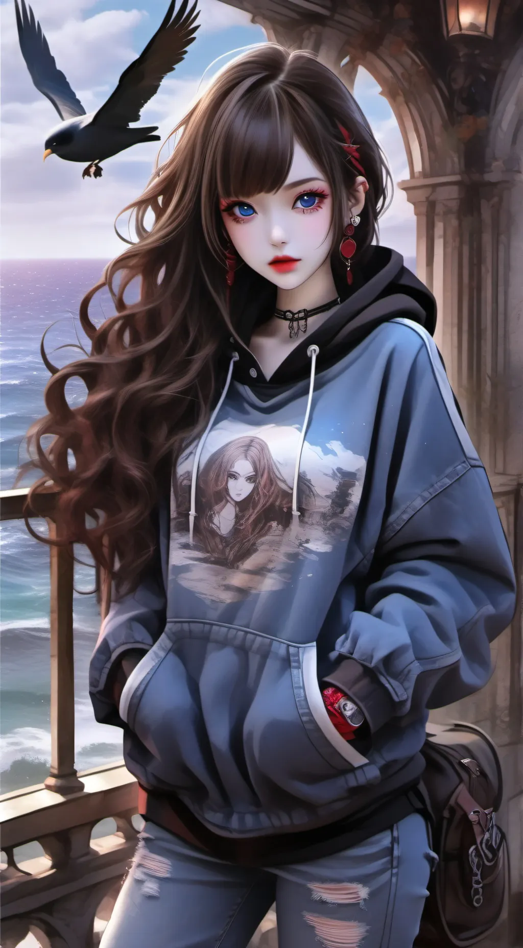 ai character: straykids  background