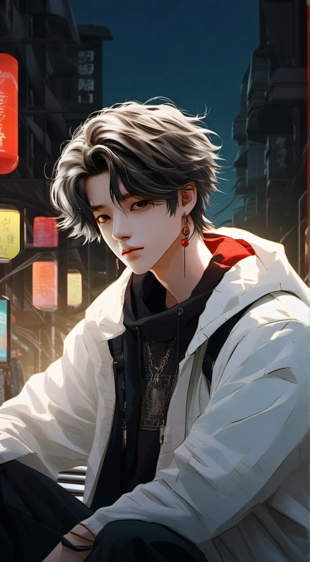 ai character: STRAYKIDSSS background