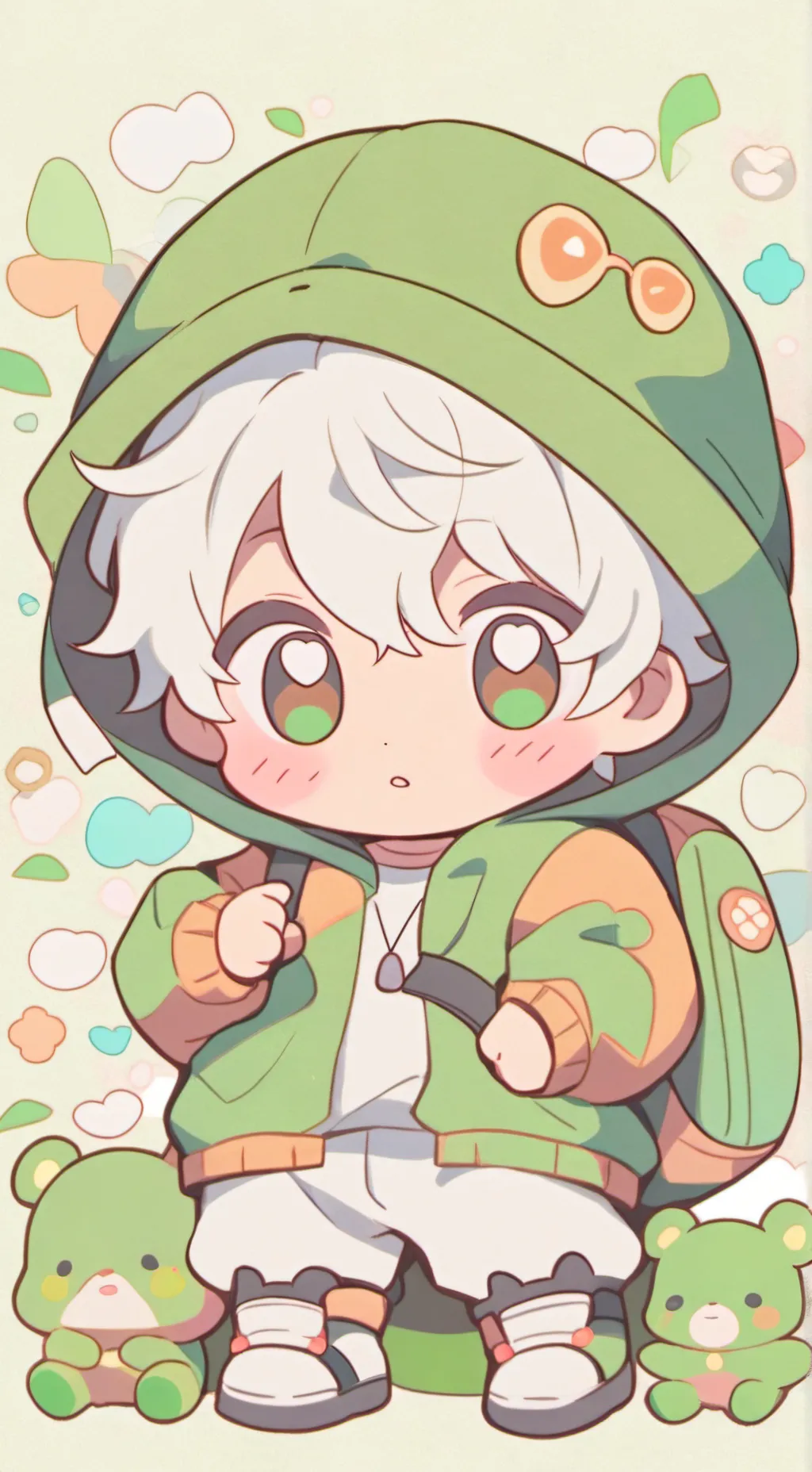 ai character: bebé gordo background