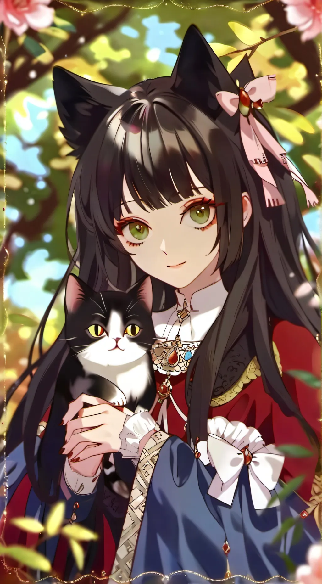 ai character: Luna background