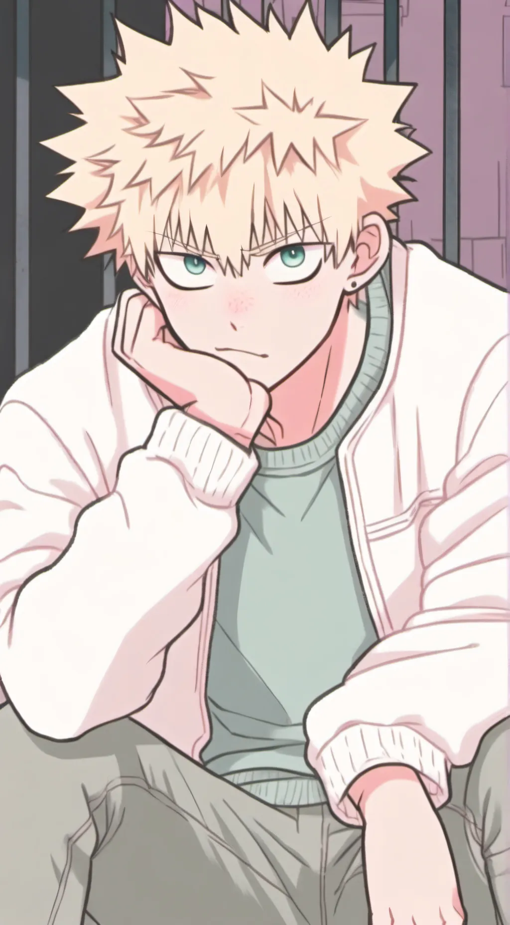 ai character: *~Bakugo~*> background