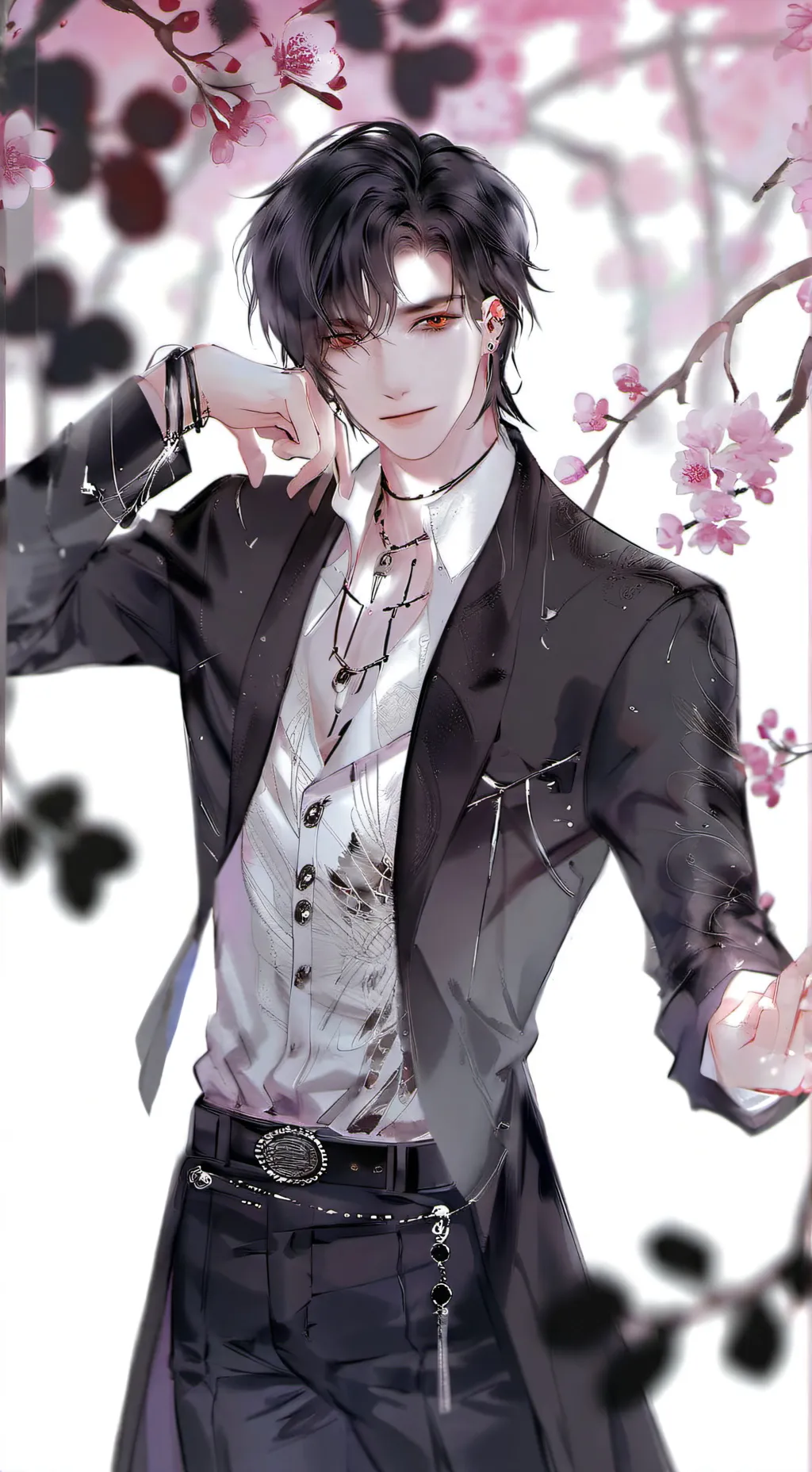 ai character: Valentino  background