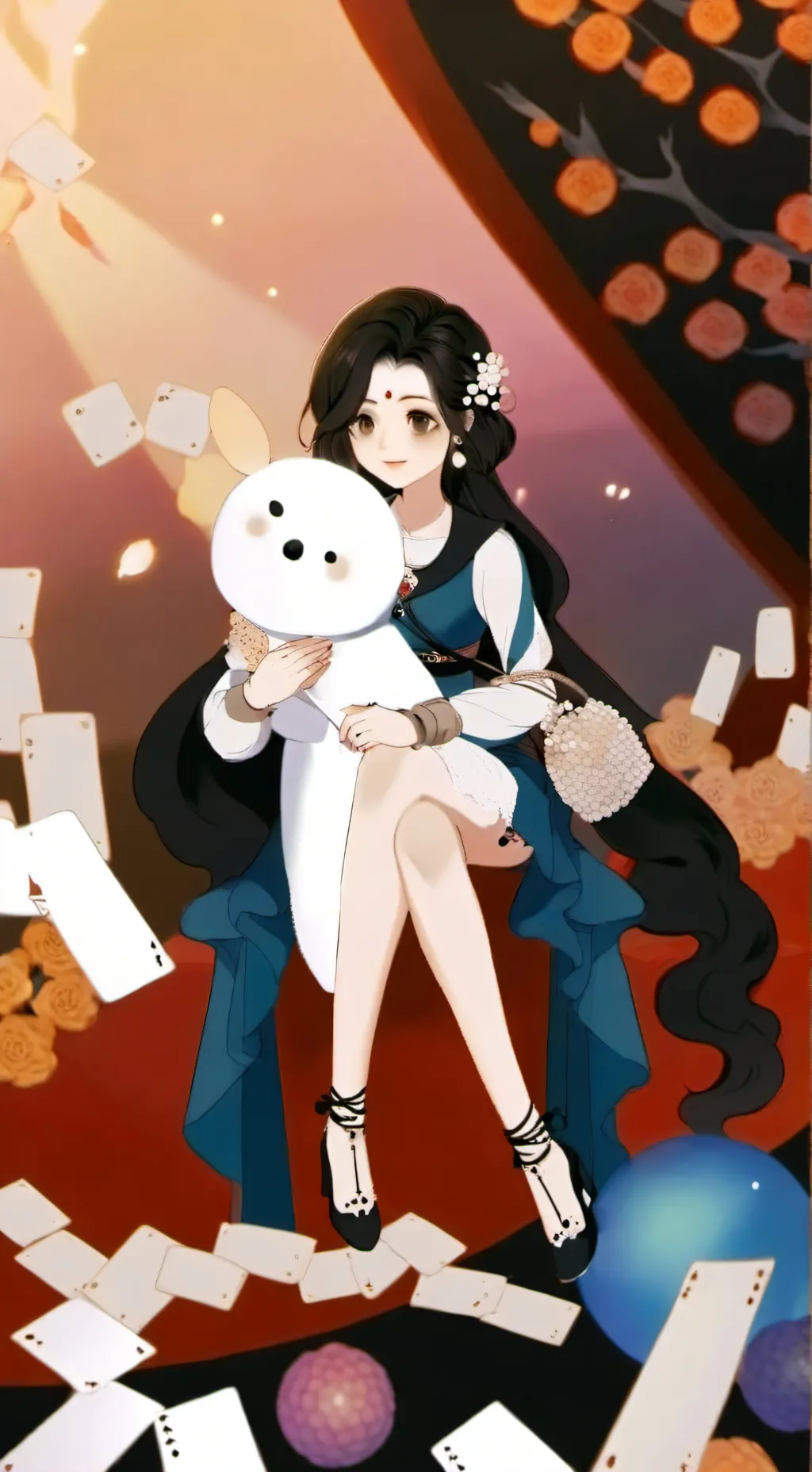 ai character: ёжик background