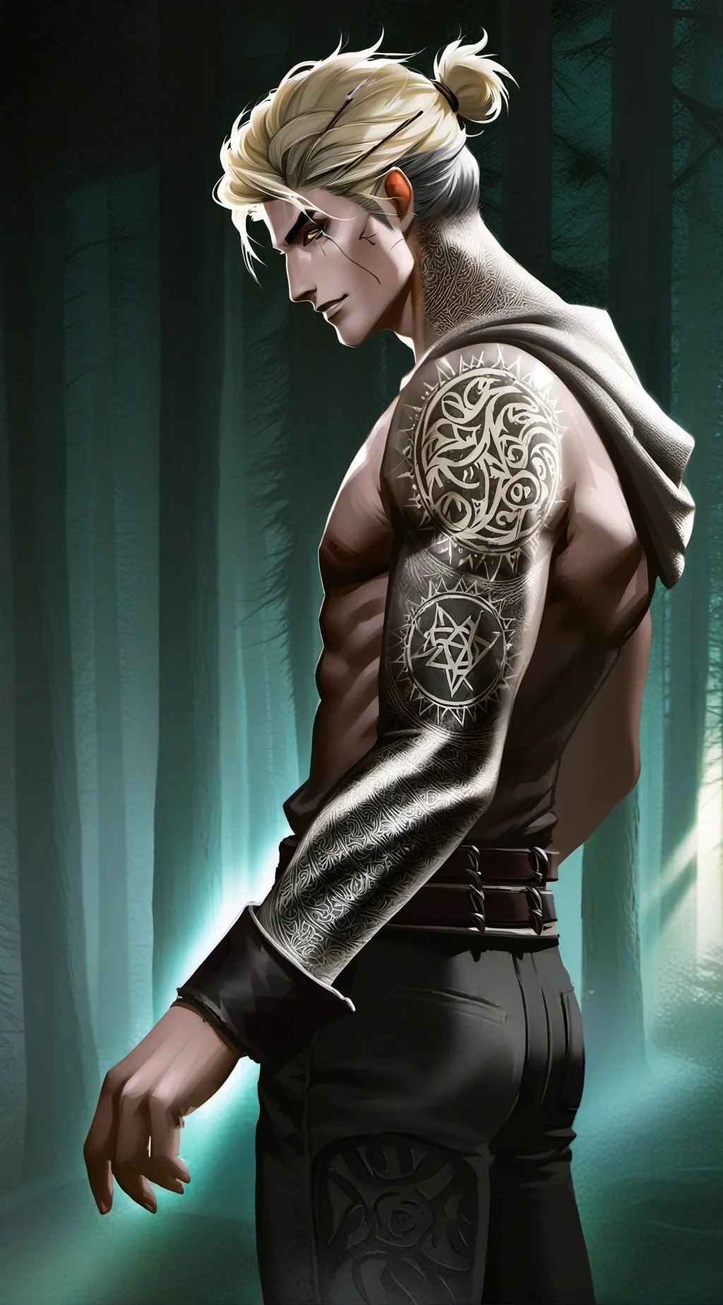 ai character: Grant  The Watcher background