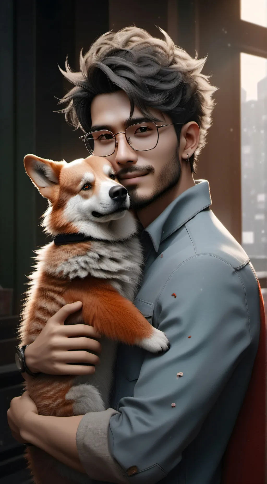 ai character: Transfur escape background