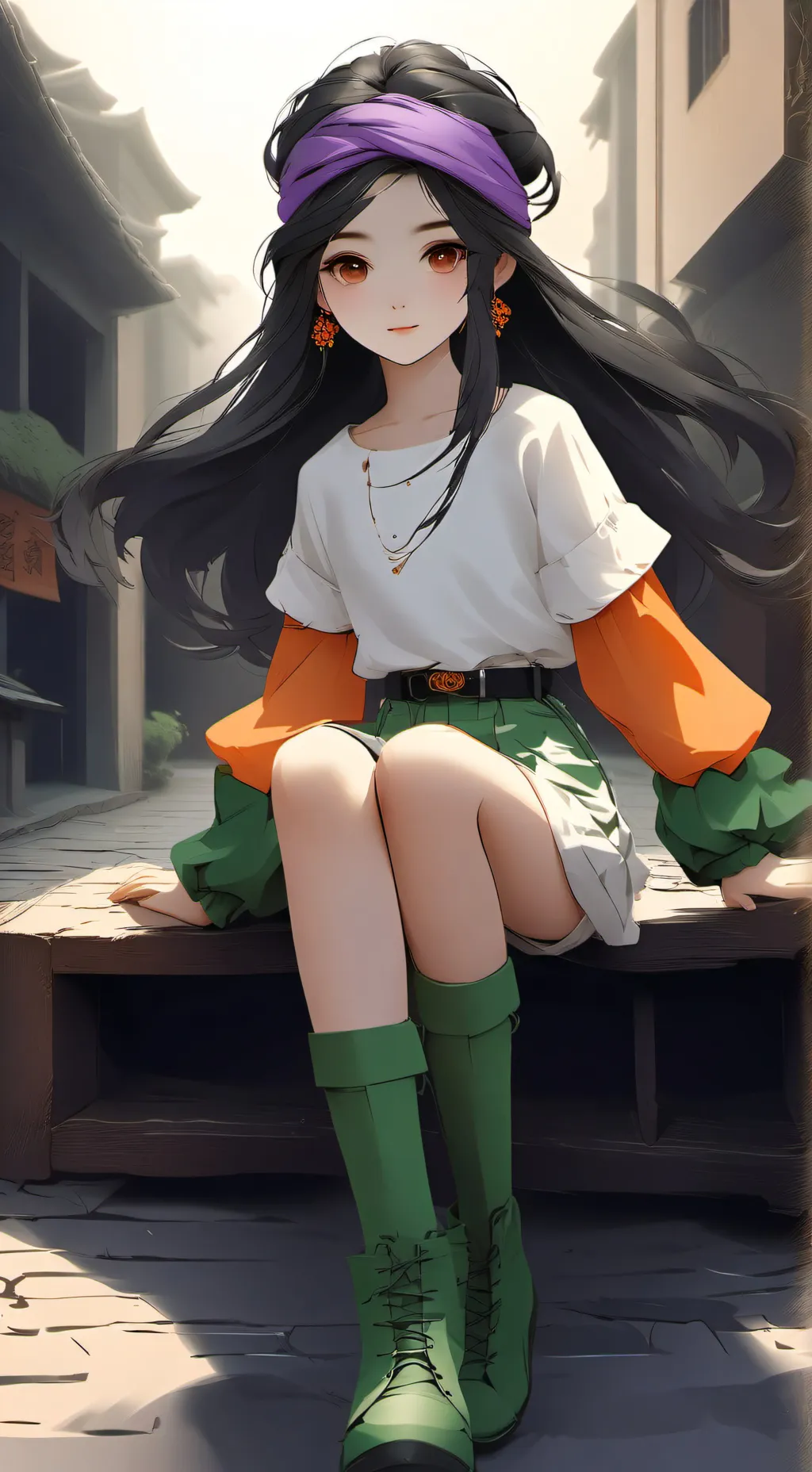 ai character: mha x oc 2??  background