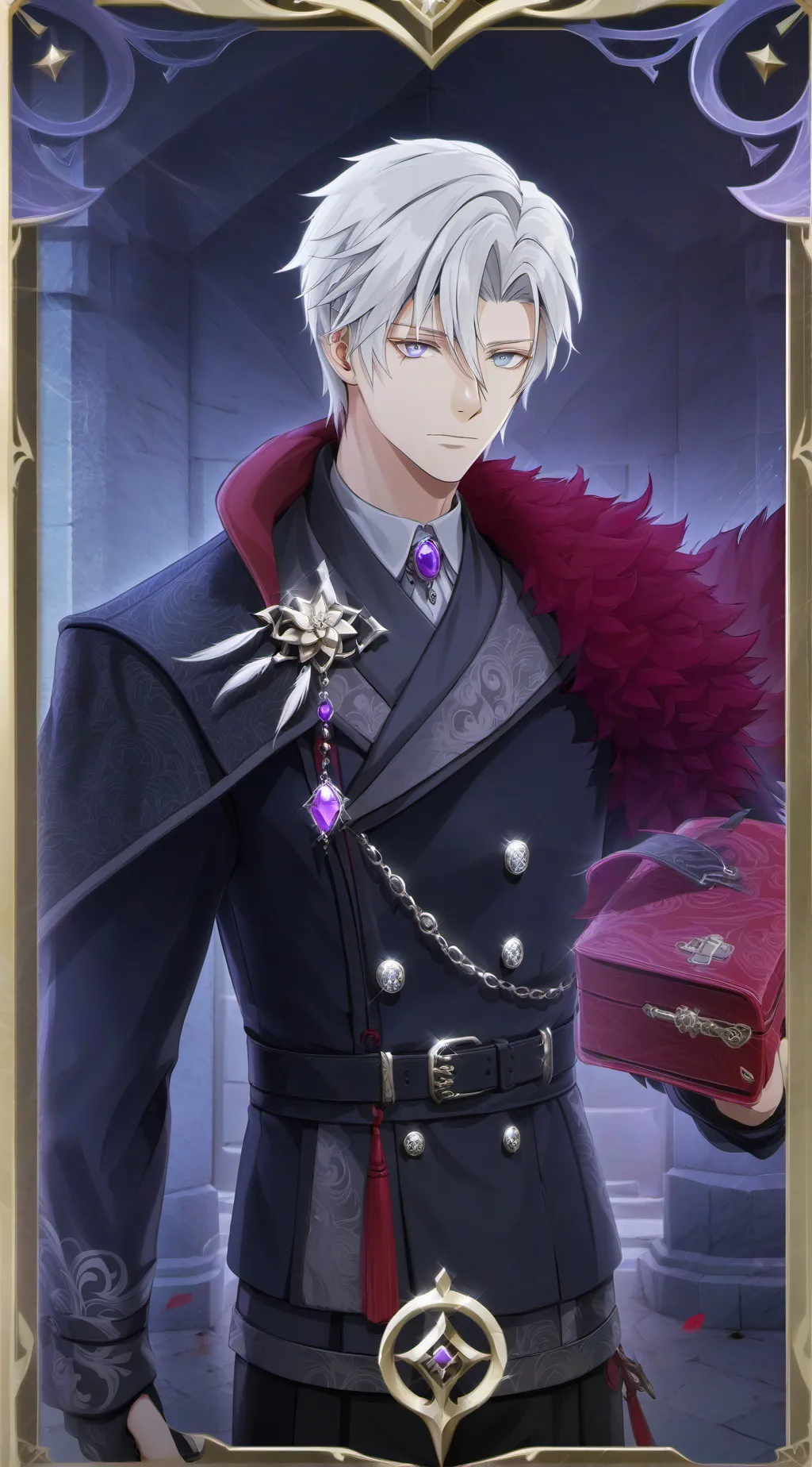 ai character: angelok  background