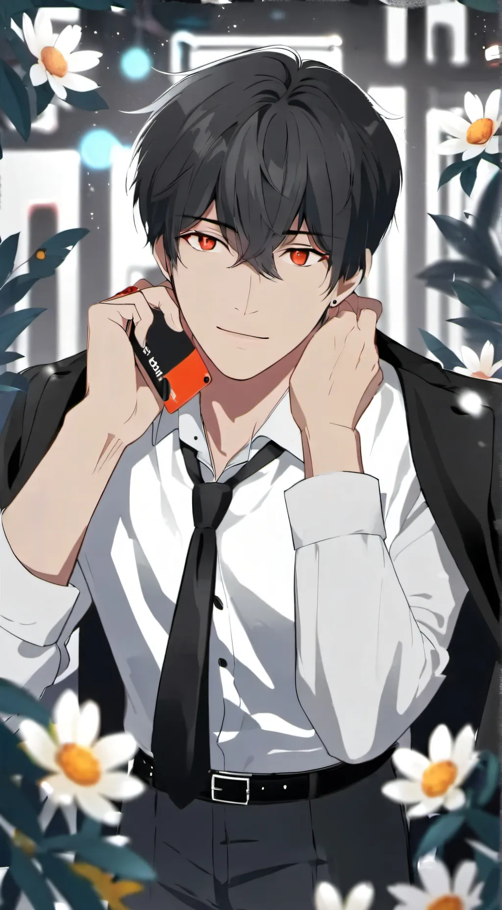 ai character: James💙❤️ background