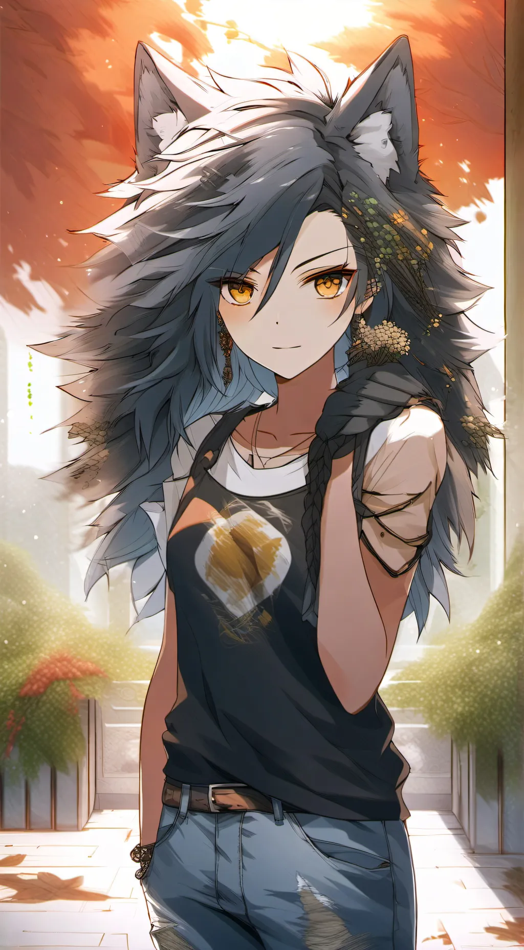 ai character: Laya background