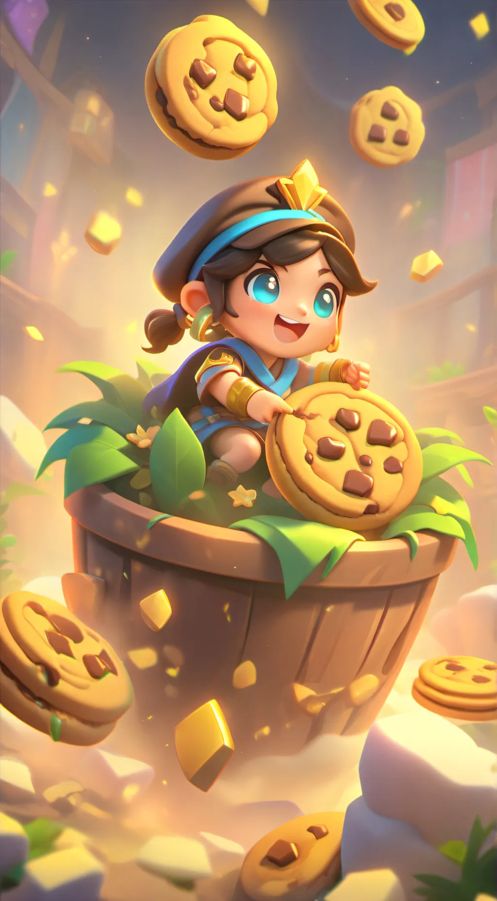 ai character: Beast cookies crk background