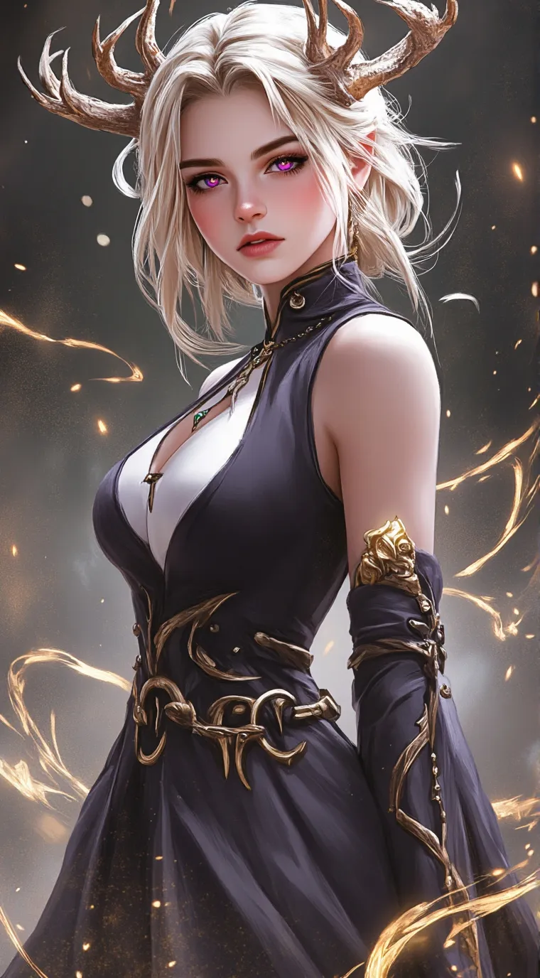 ai character: Ashley  background