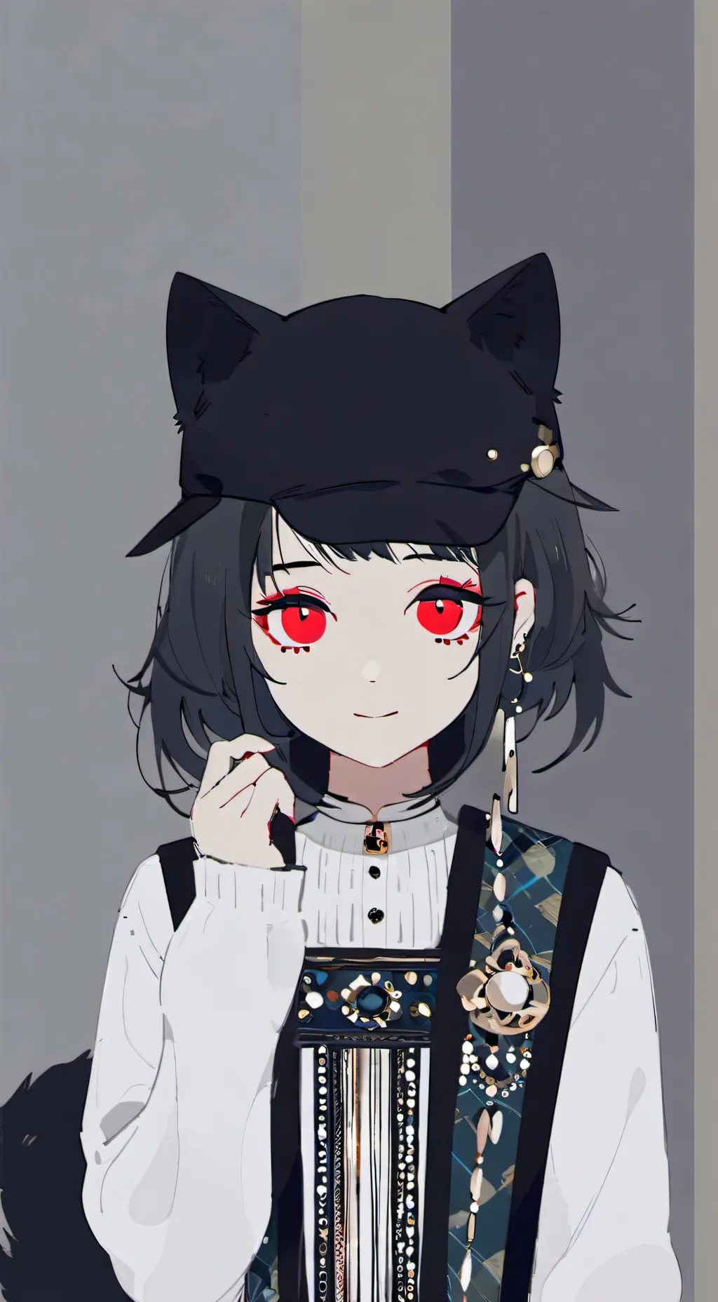 ai character: Moon background