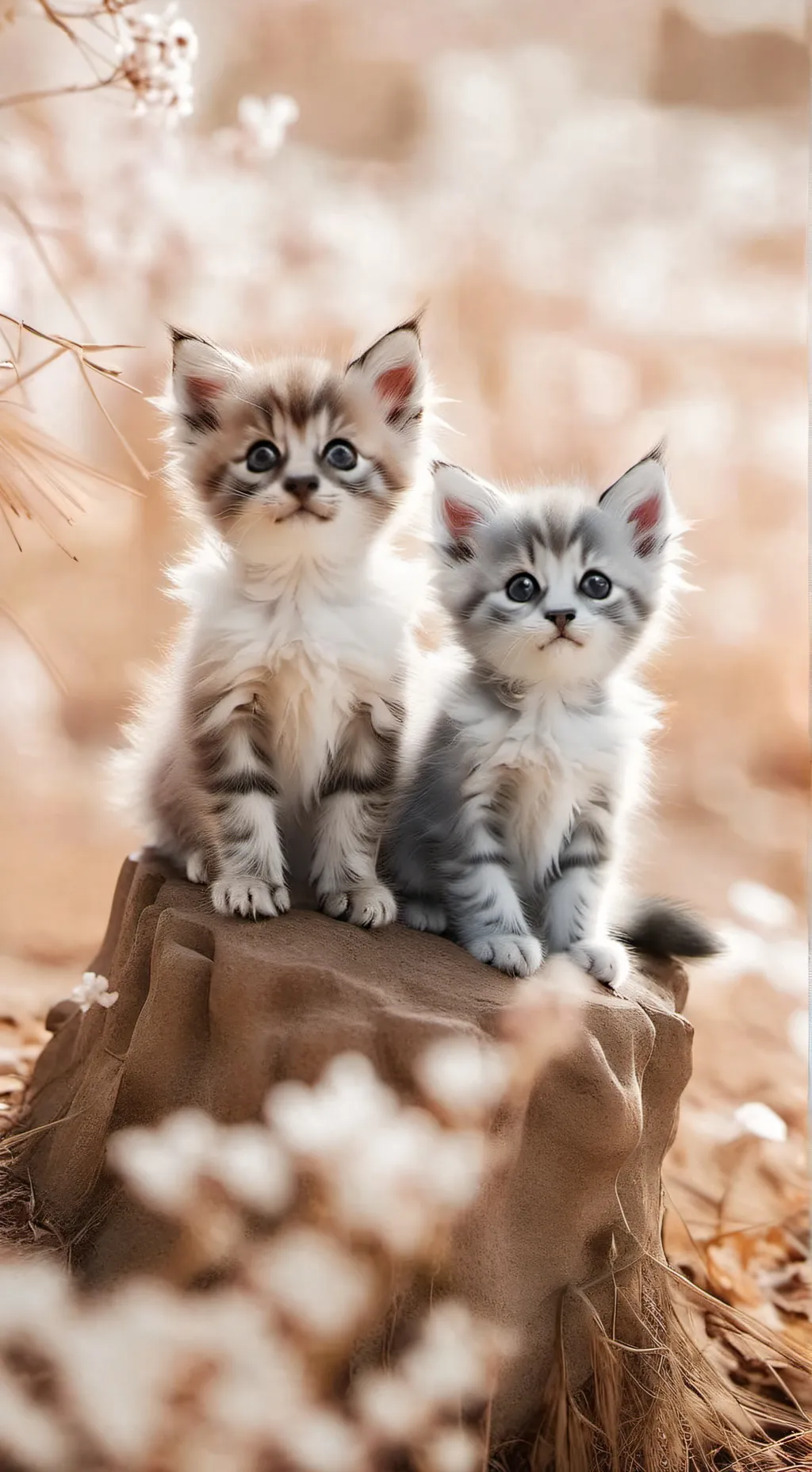 ai character: 2 gatitos background