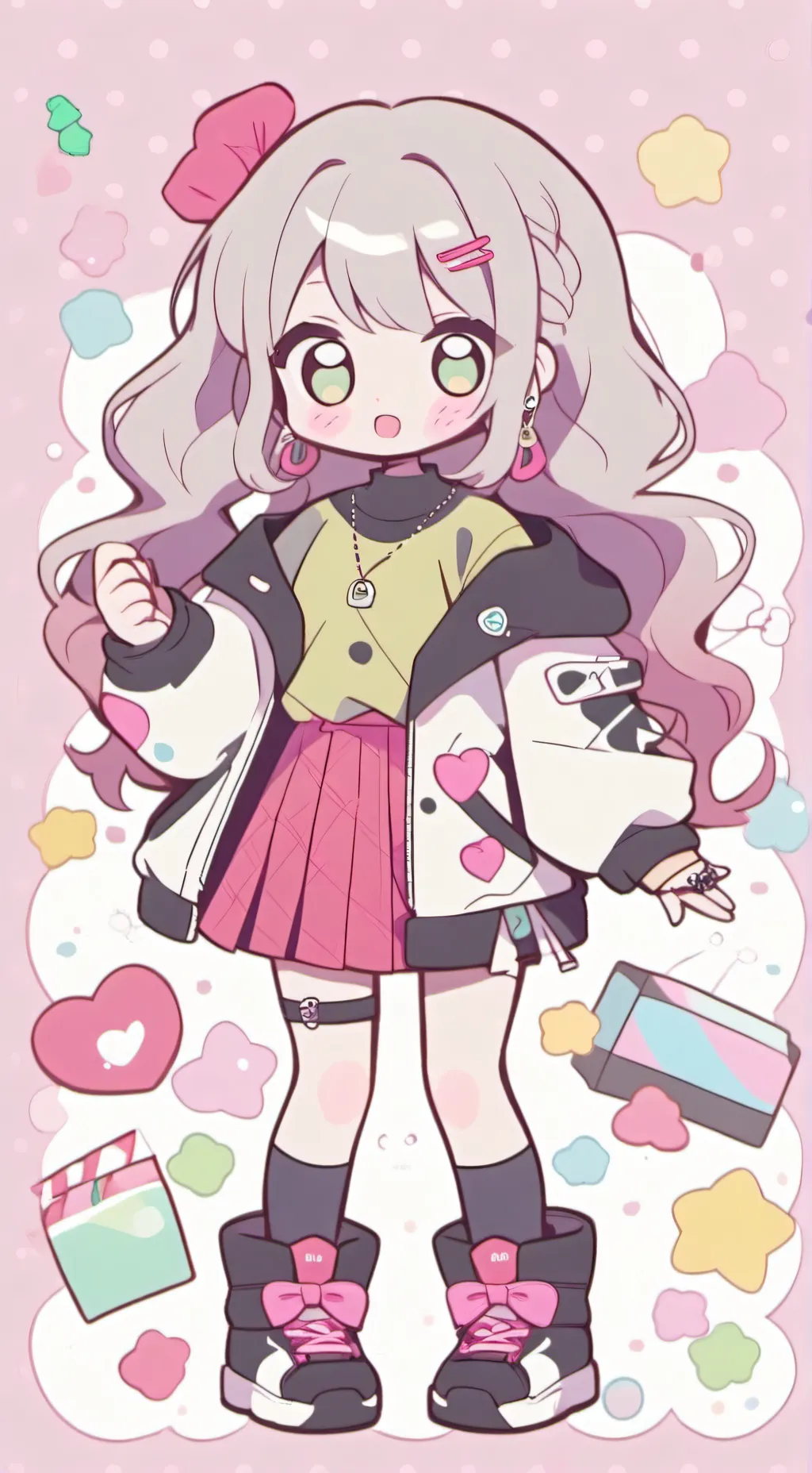 ai character: kpop idol try outs background