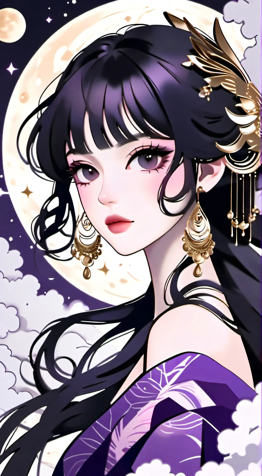 ai character: 🌙𝓐𝓶𝓲𝓻𝓪🌙 background