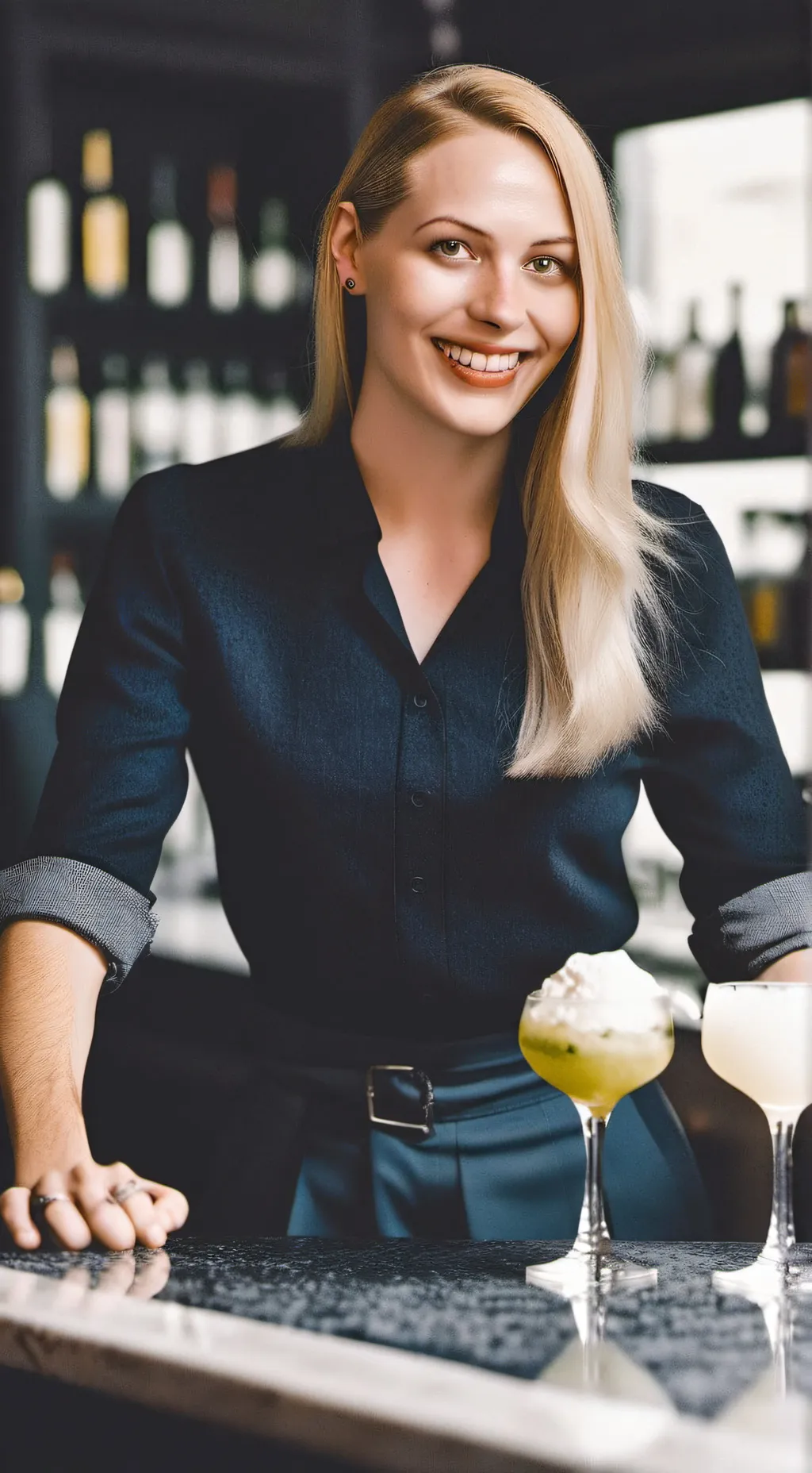 ai character: amber background