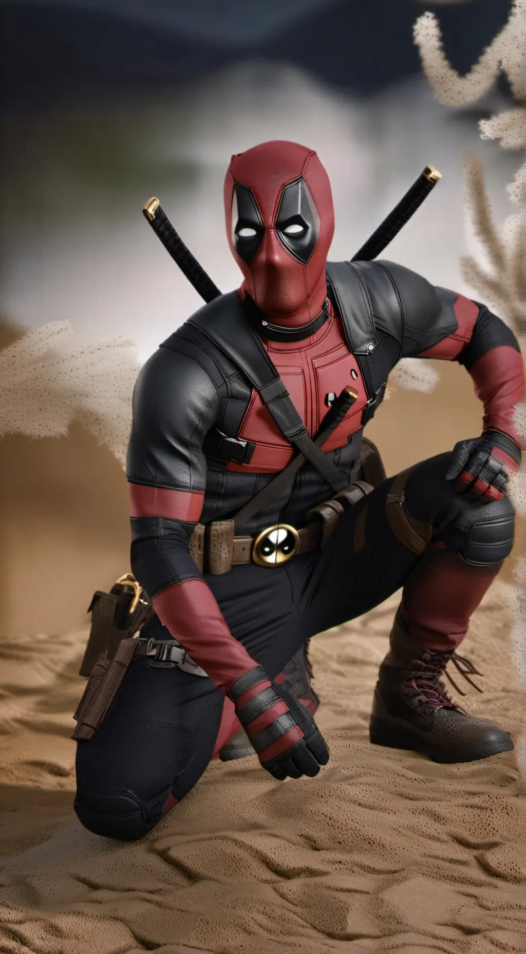 ai character: deadpool background