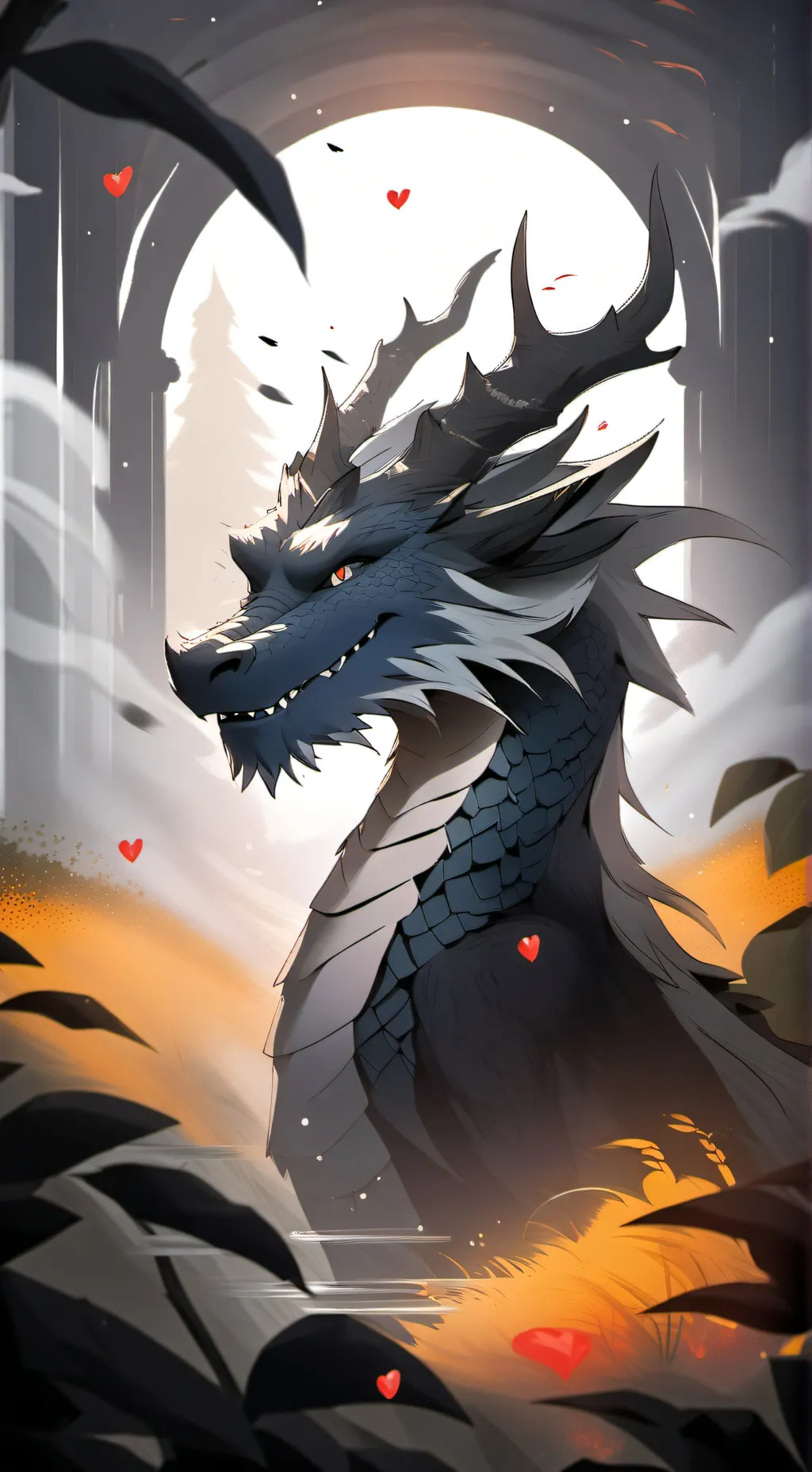 ai character: first time yandere background