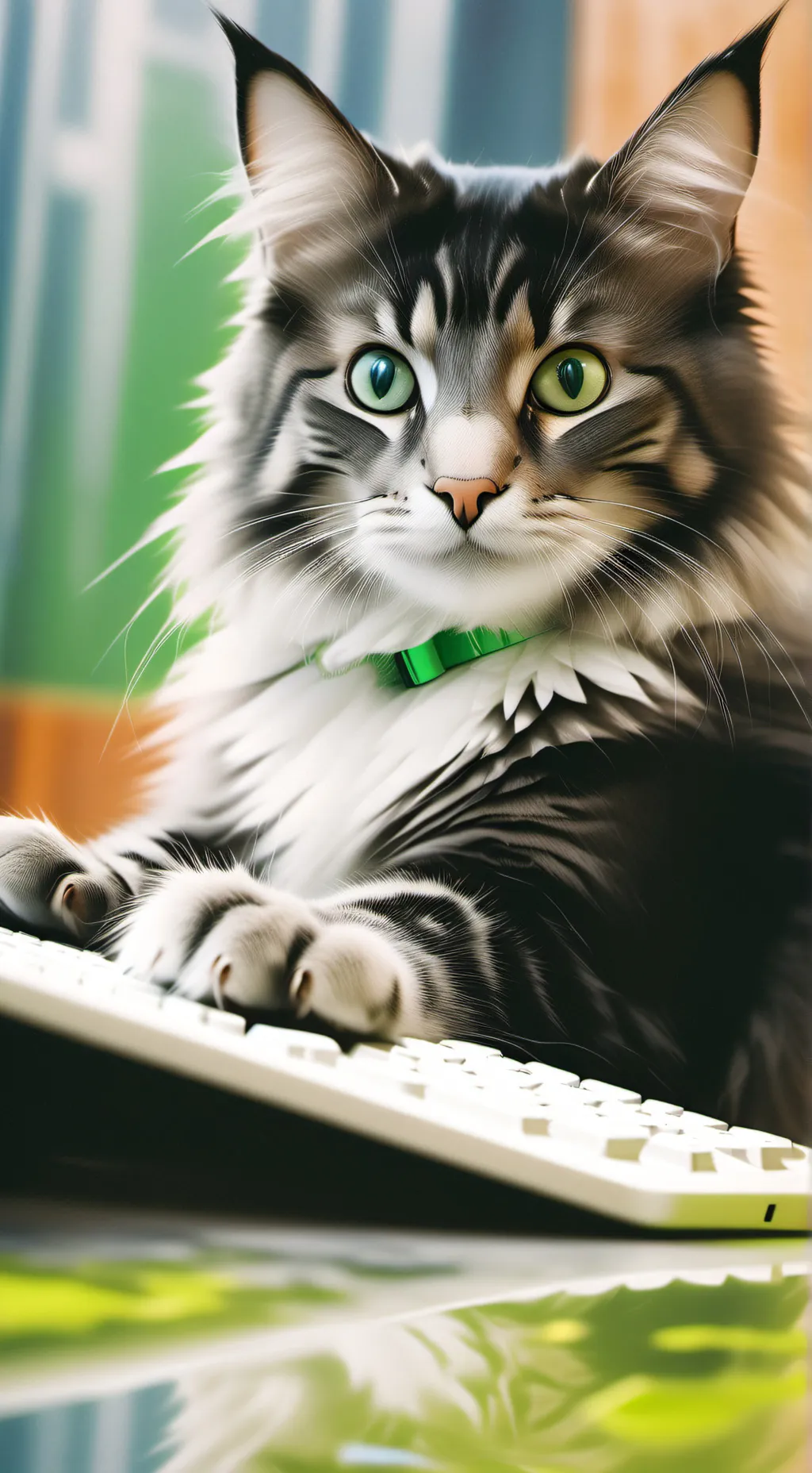 ai character: Byte background