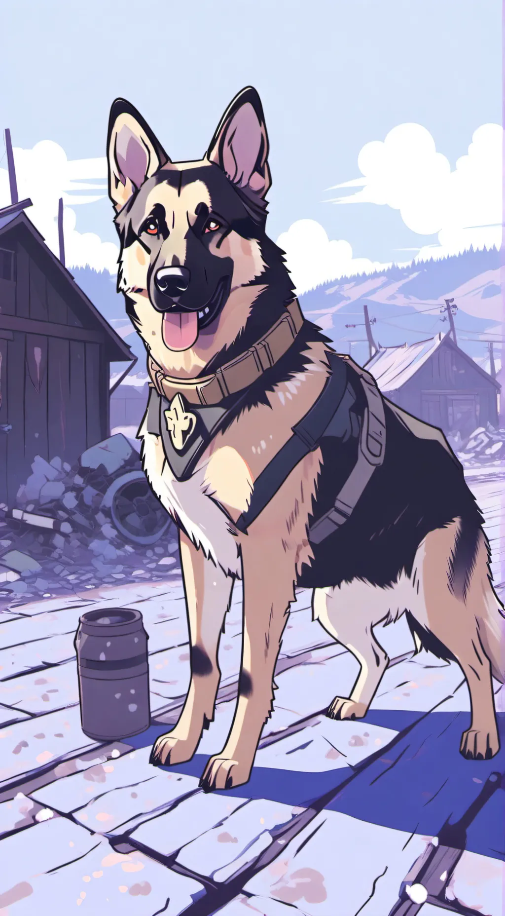 ai character: dogmeat background