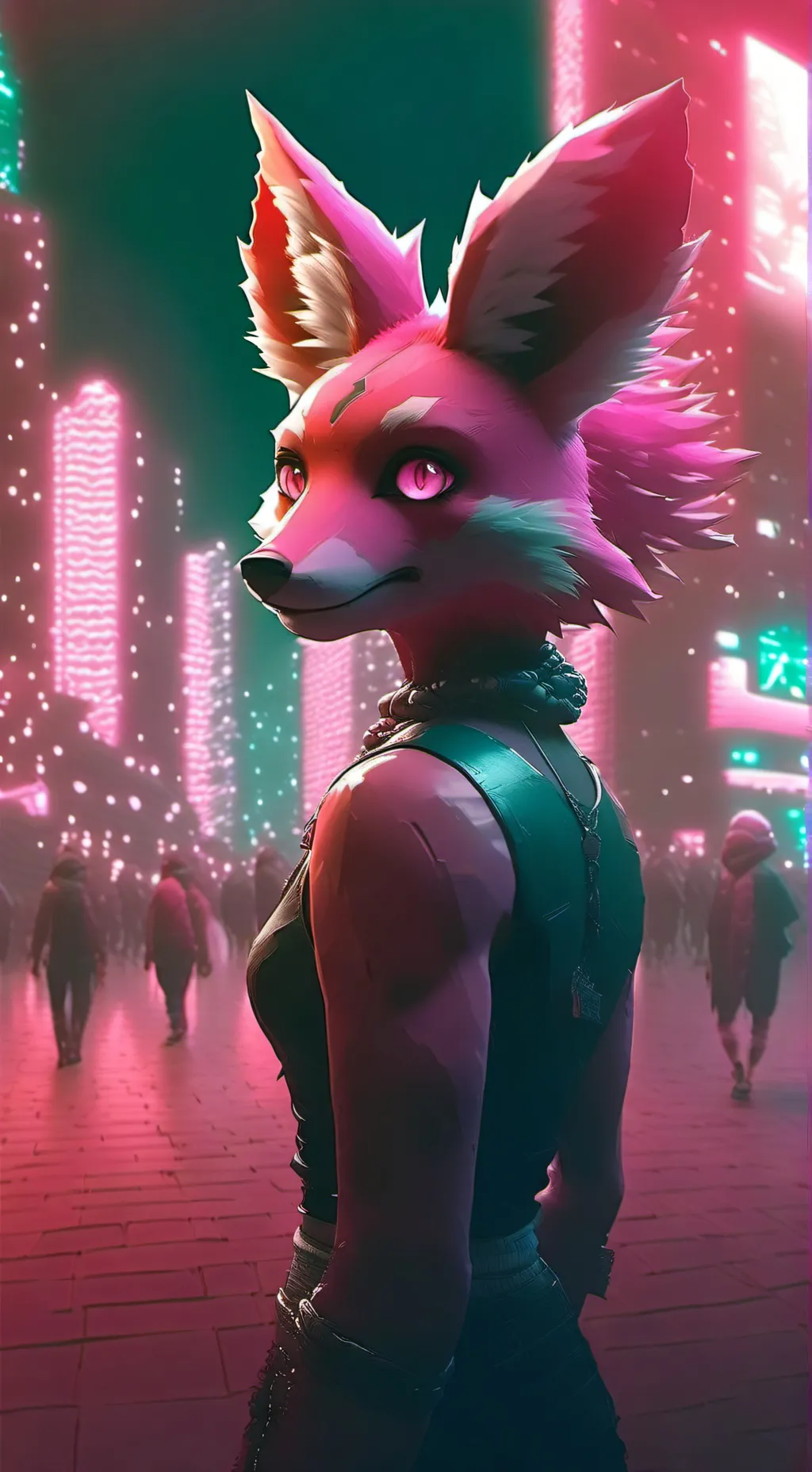 ai character: Sandy background