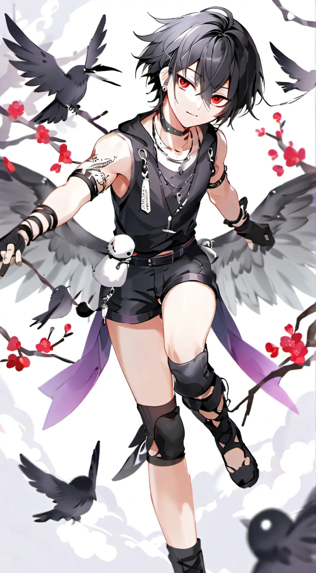 ai character: Poe (Human AU) background