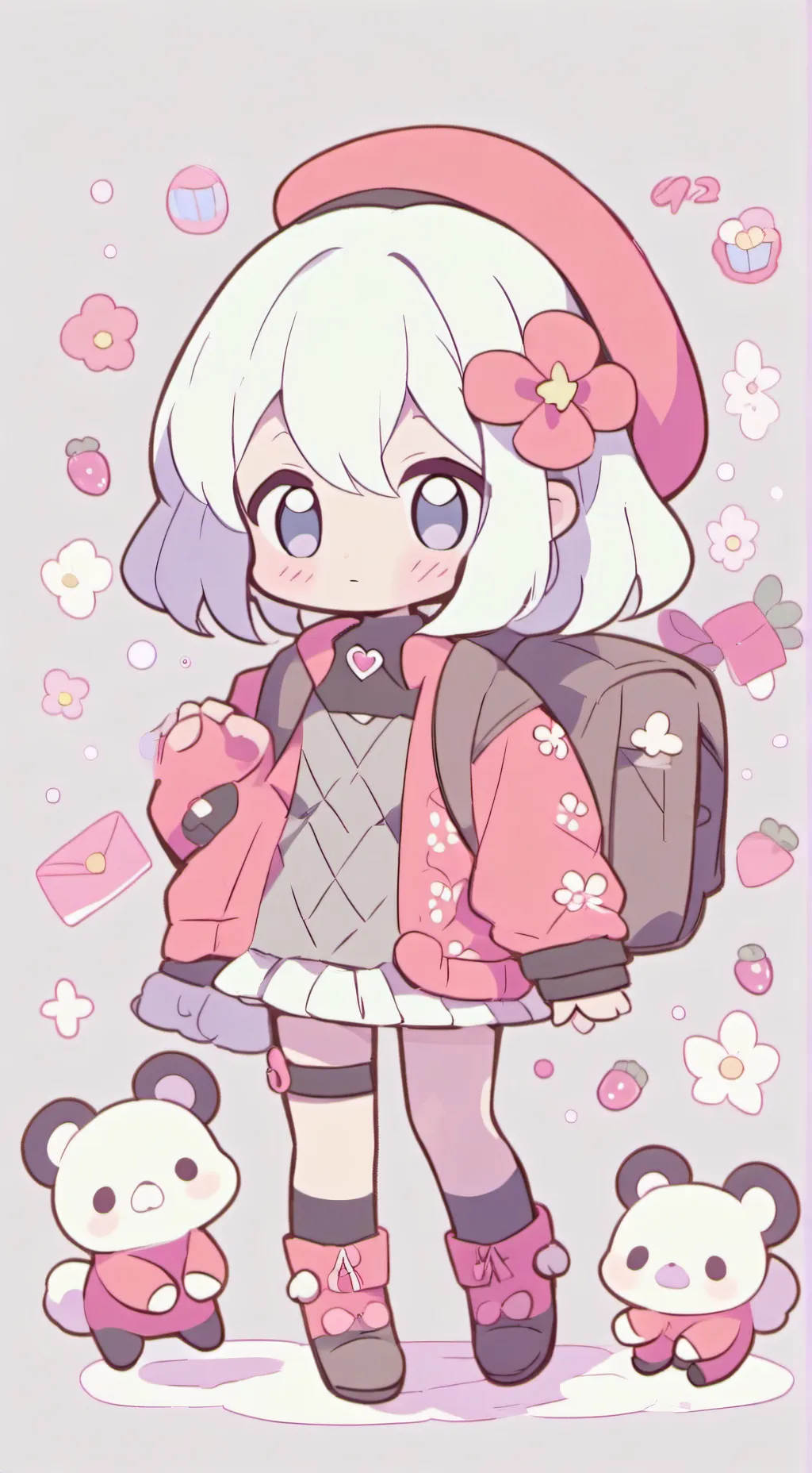 ai character: Doamk dog days  background