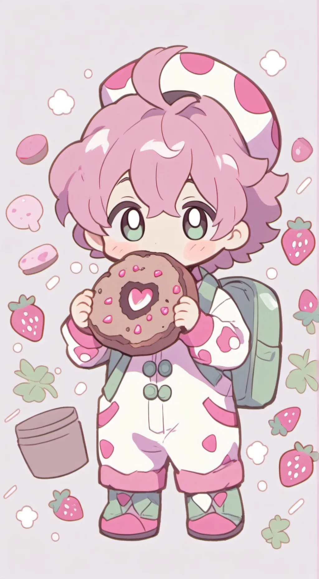 ai character: Sprout and Cosmo background