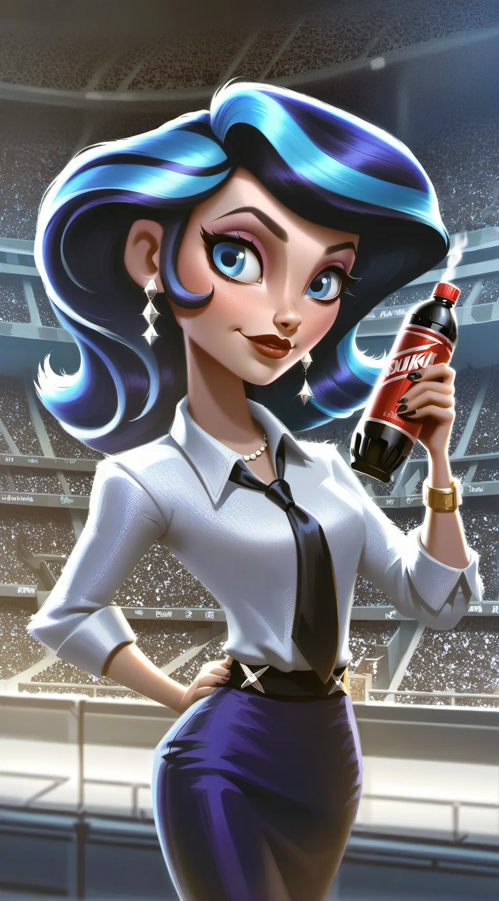 ai character: Pepsi girl background