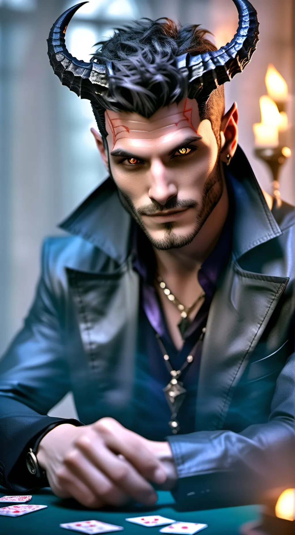 ai character: shadow guardian background