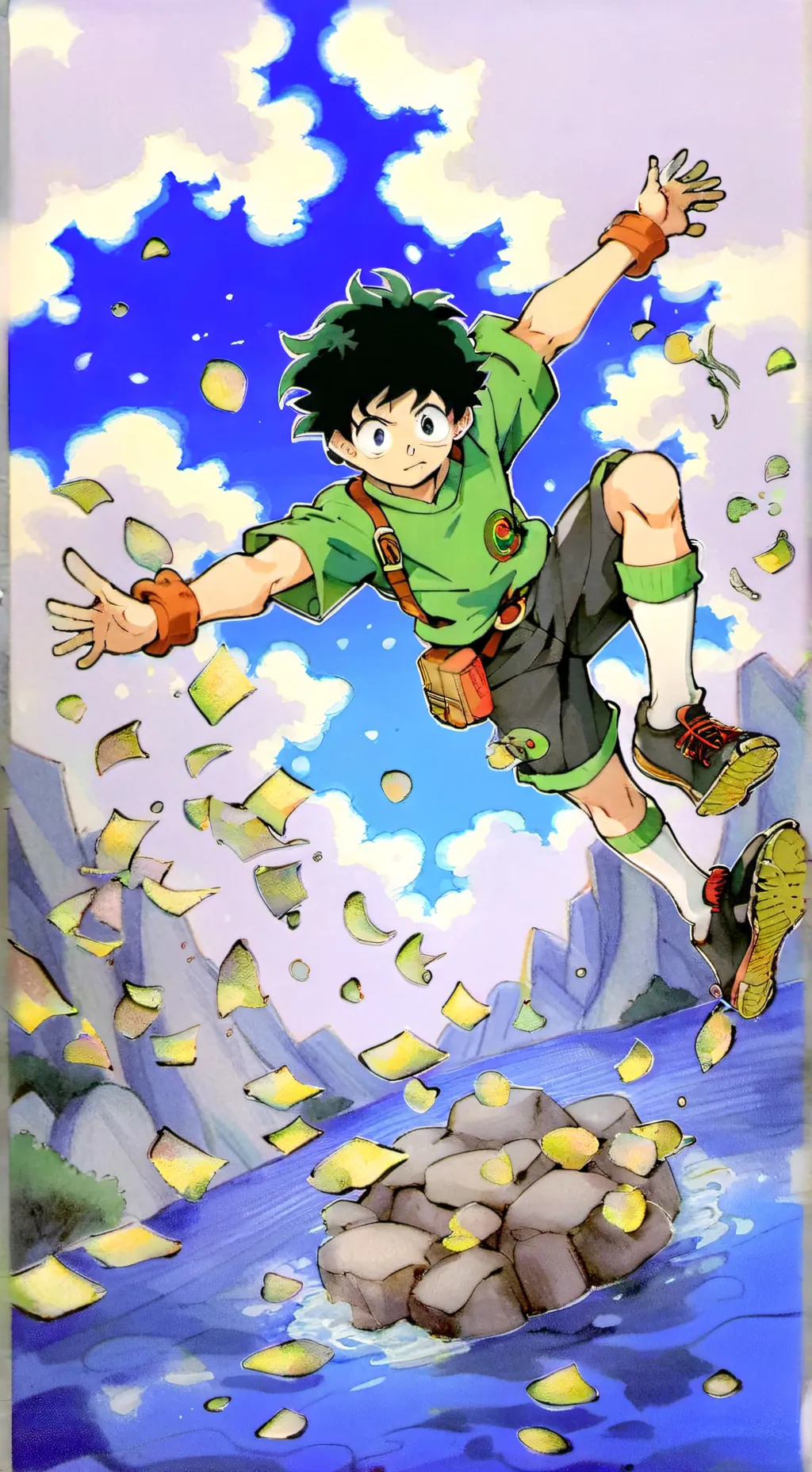 ai character: Deku background