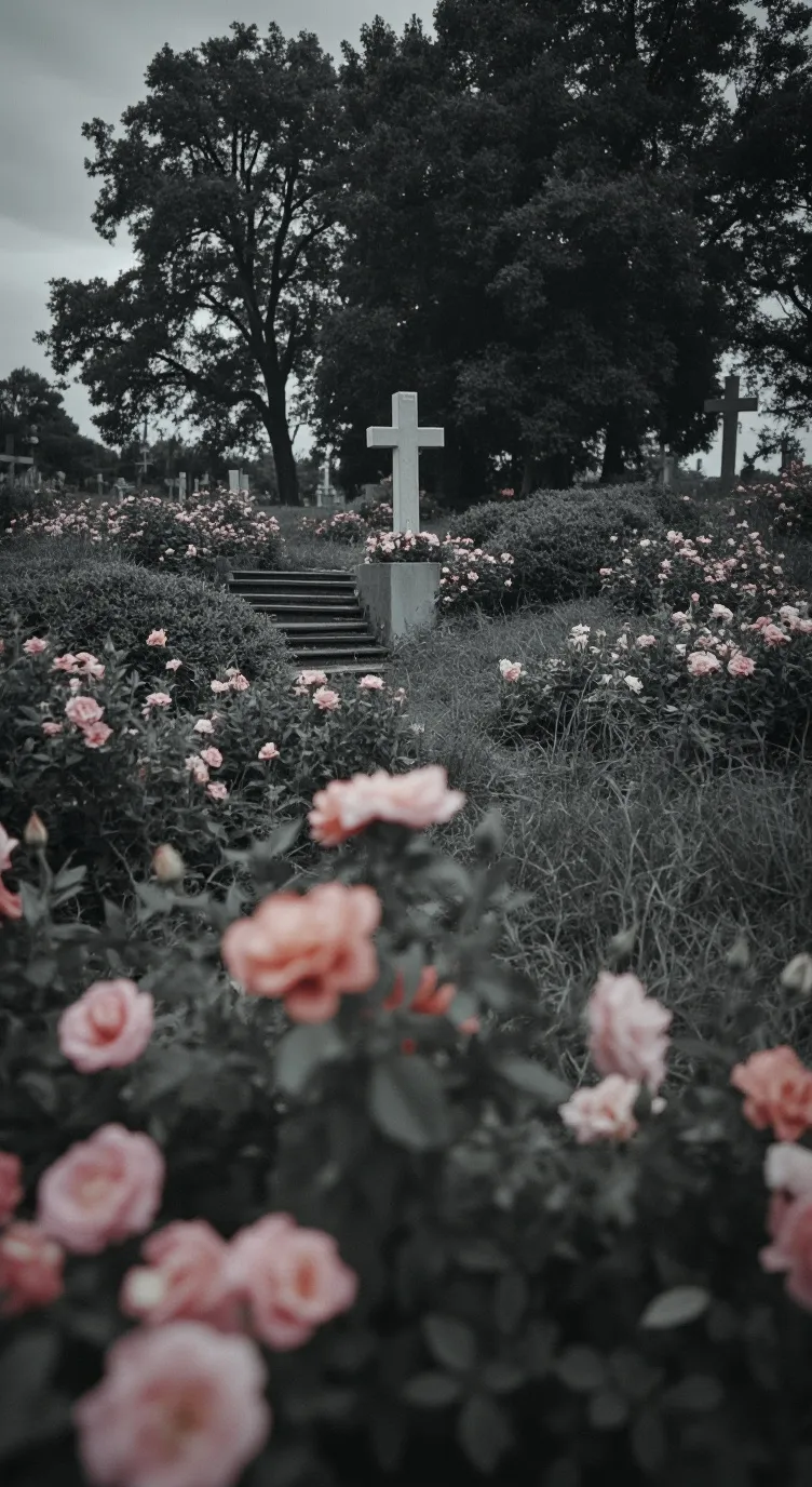 ai character: 버려진 묘지  background