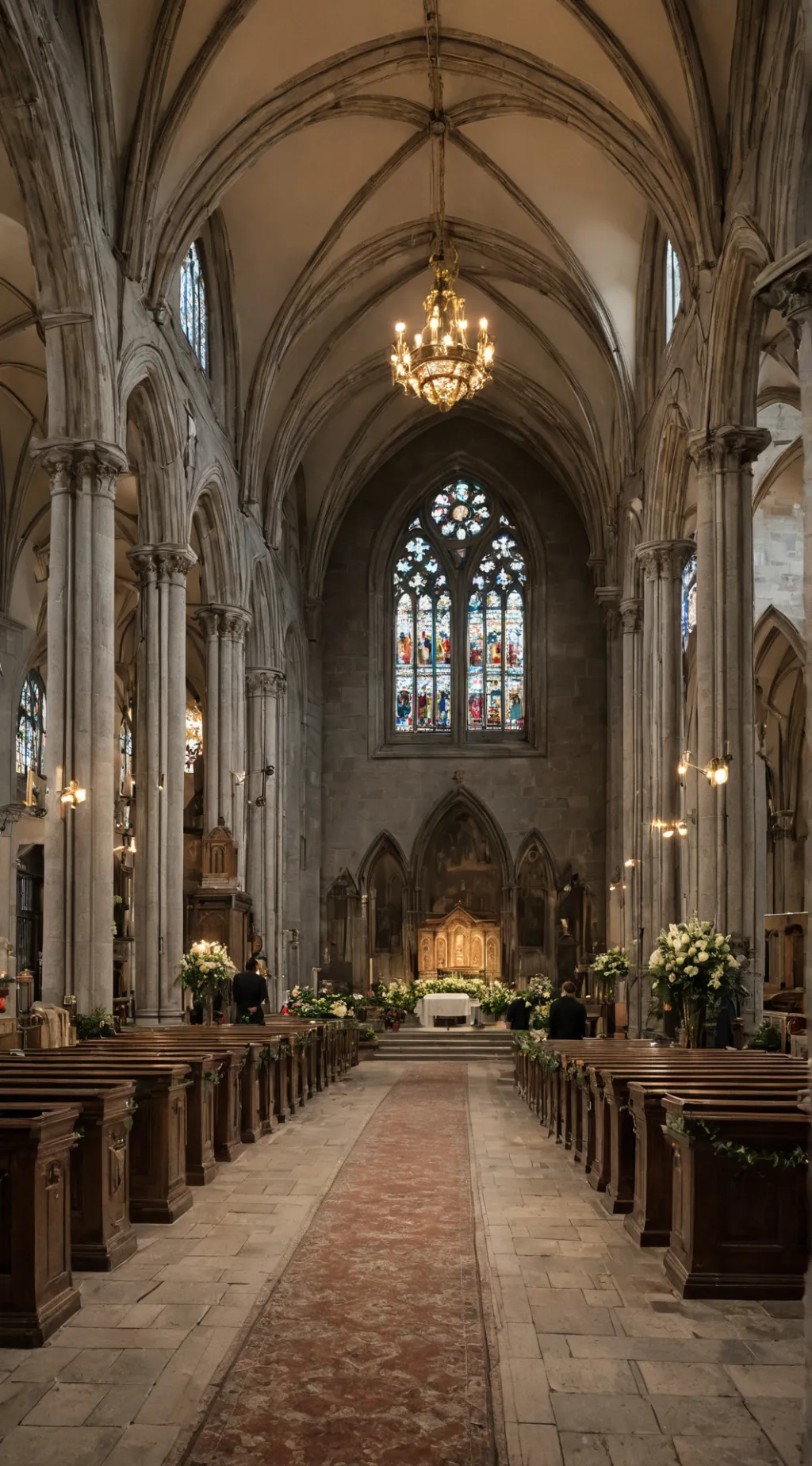 ai character: hh funeral background