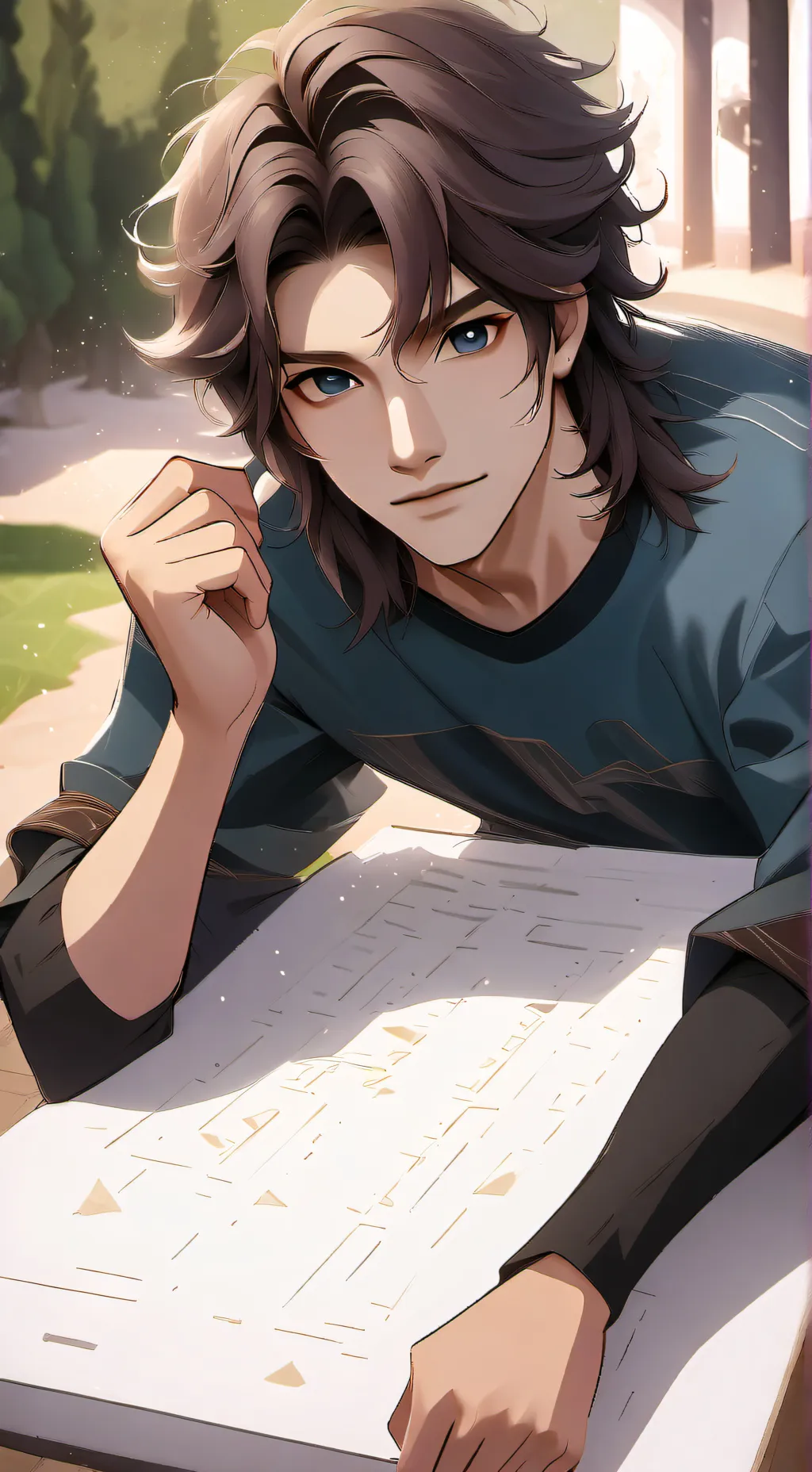 ai character: Mathew  background