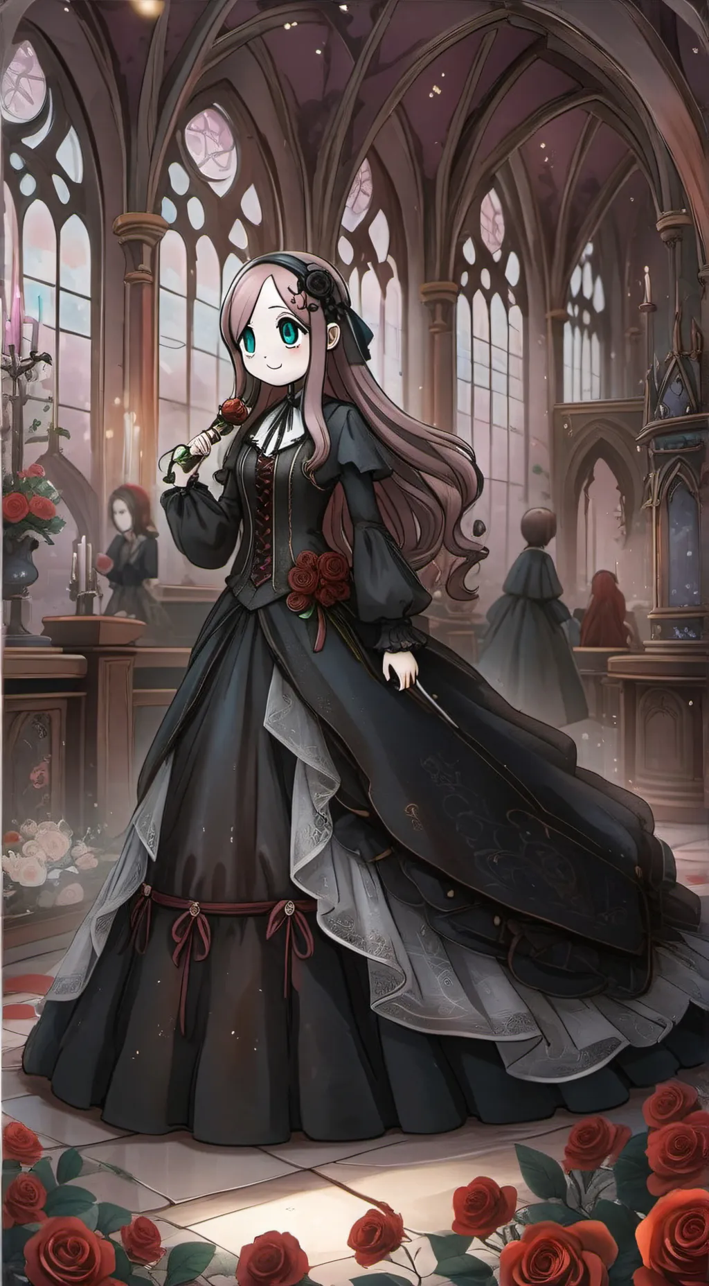 ai character: 🎀wenda World 🎀  background