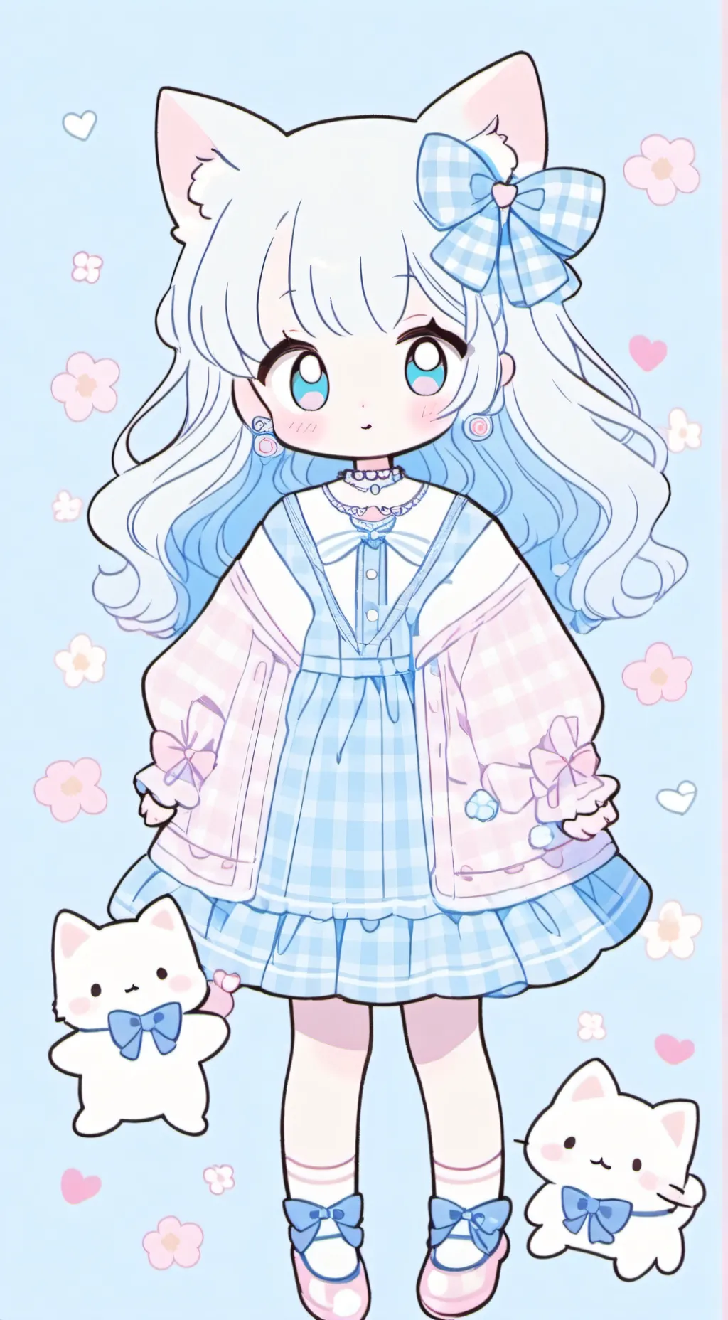 ai character: bb neko  background