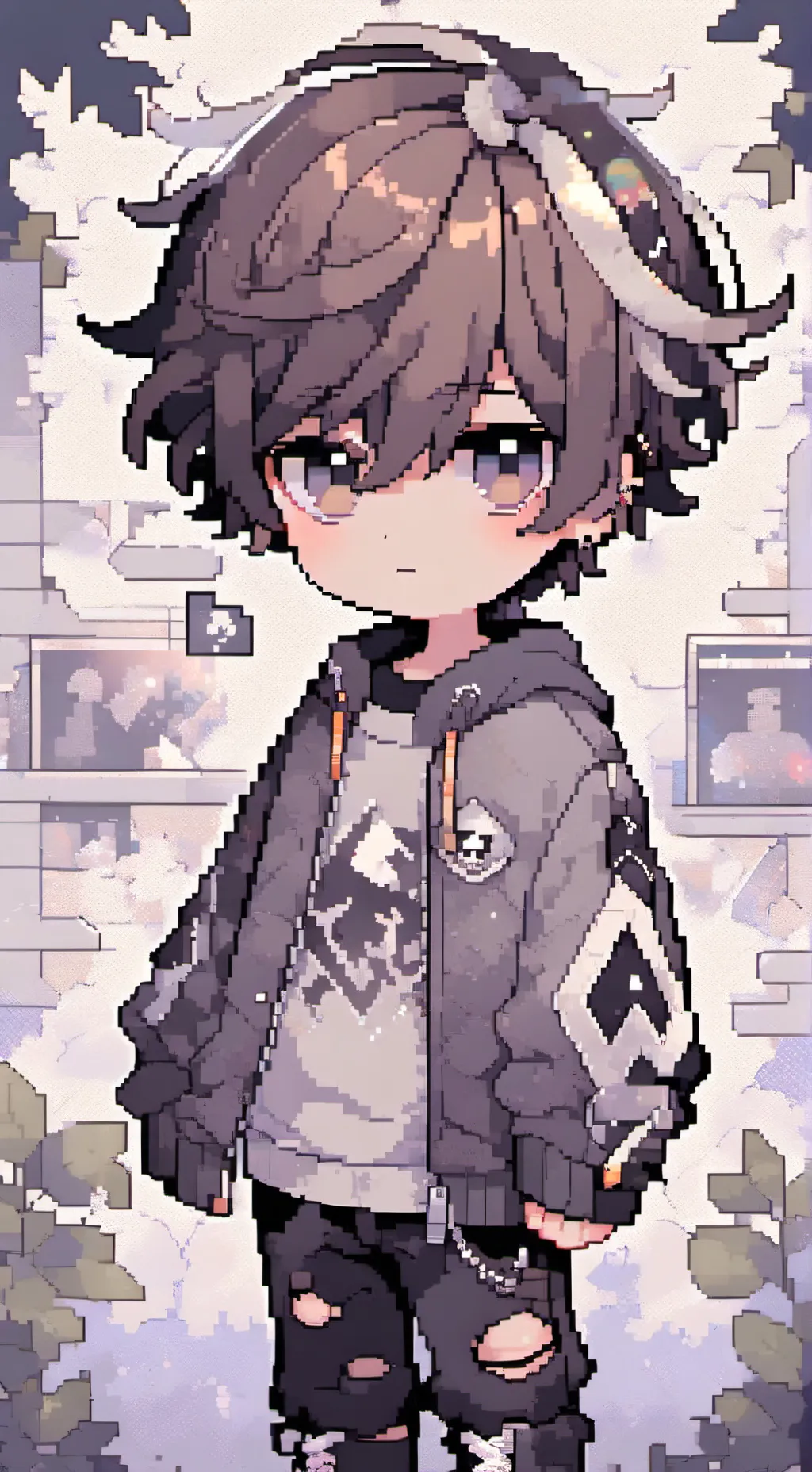 ai character: •Enzo• background