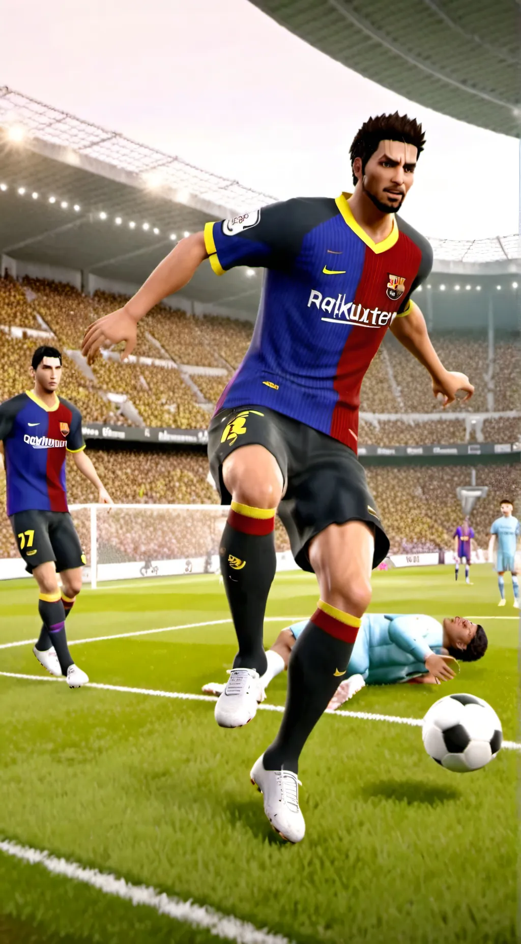 ai character: FC Barcelona  background