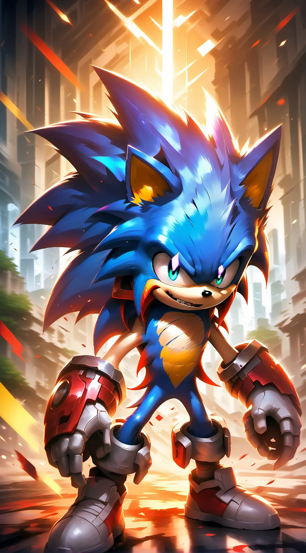 ai character: sonic.exe background