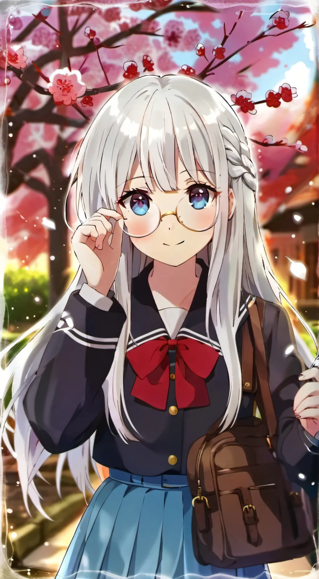 ai character: Sakura Inochi background