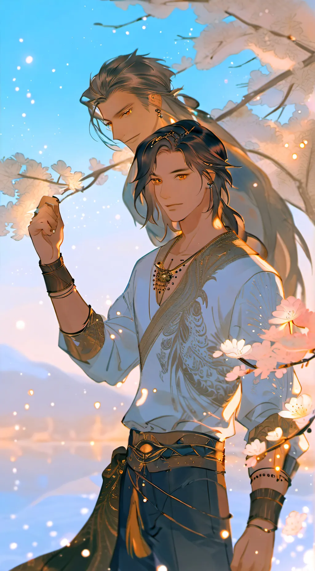 ai character: kny background