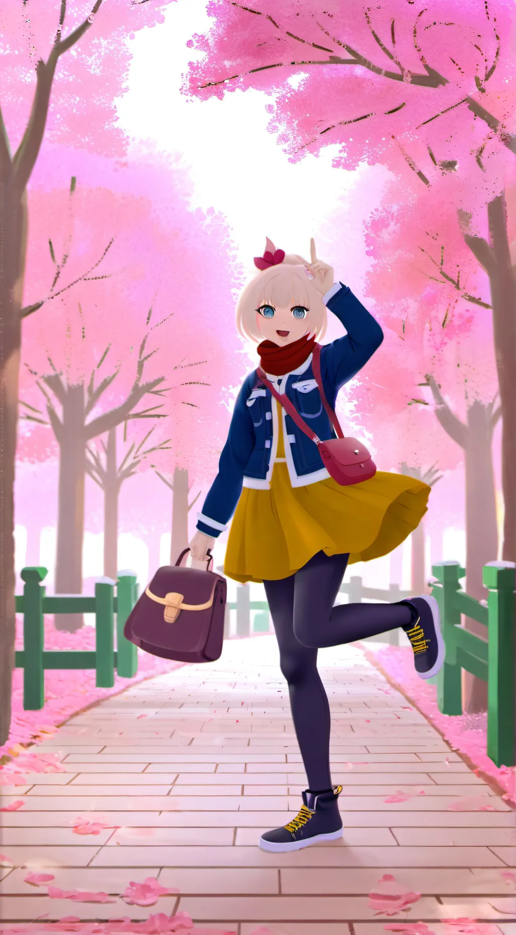 ai character: kira background