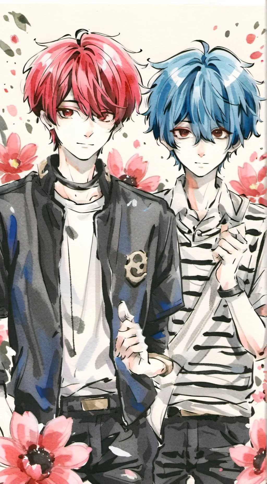 ai character: C00lkid bluedud  background