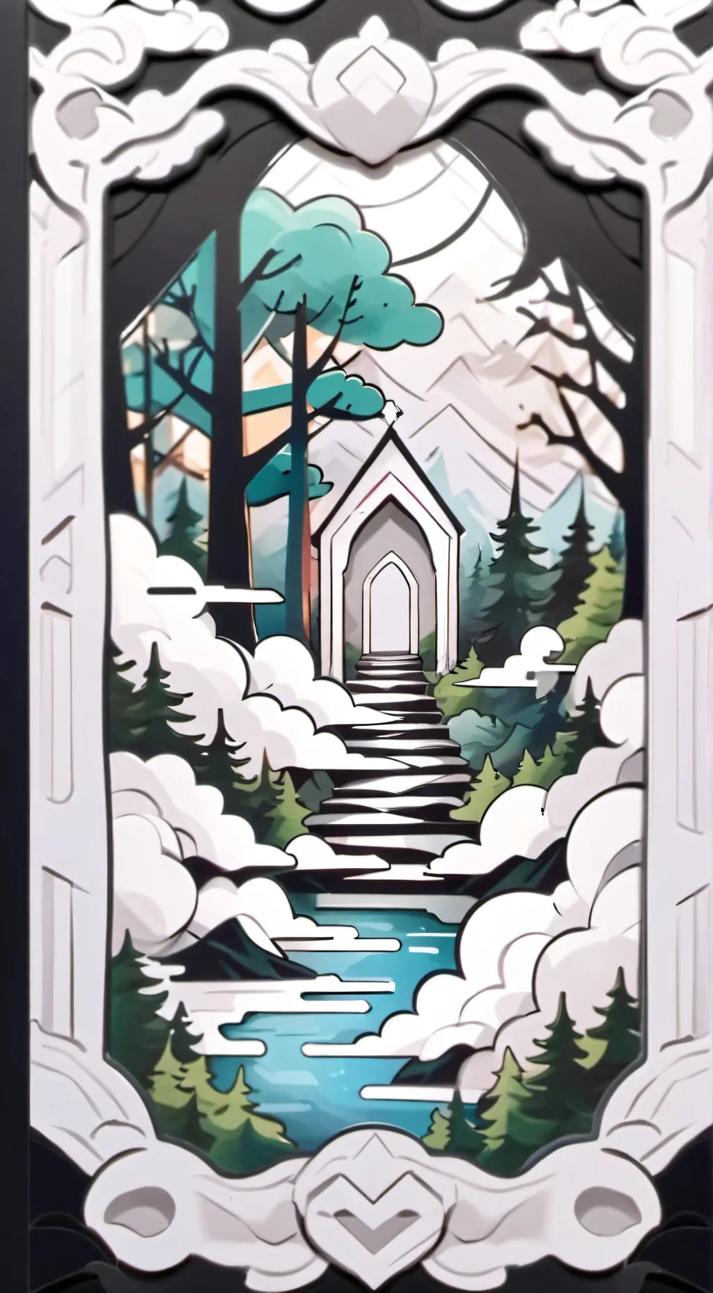 ai character: baby  background