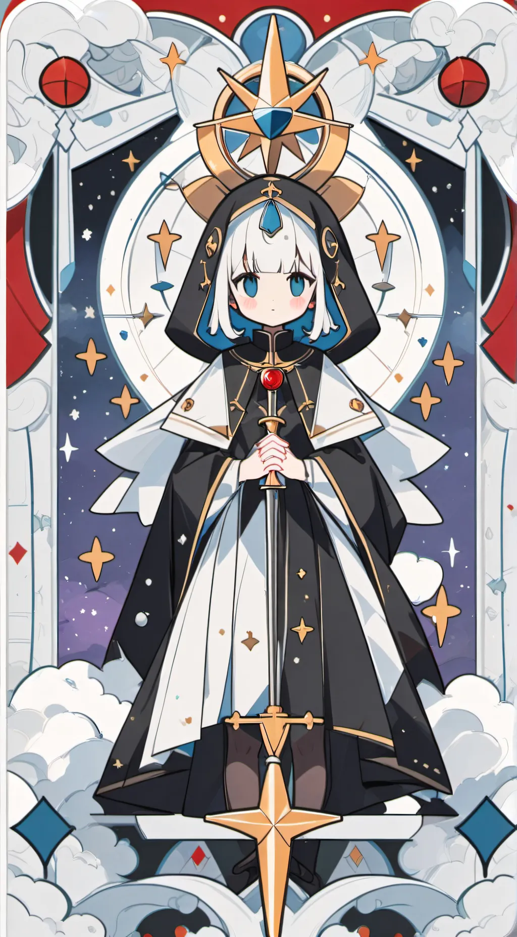 ai character: sprunki valentine  background