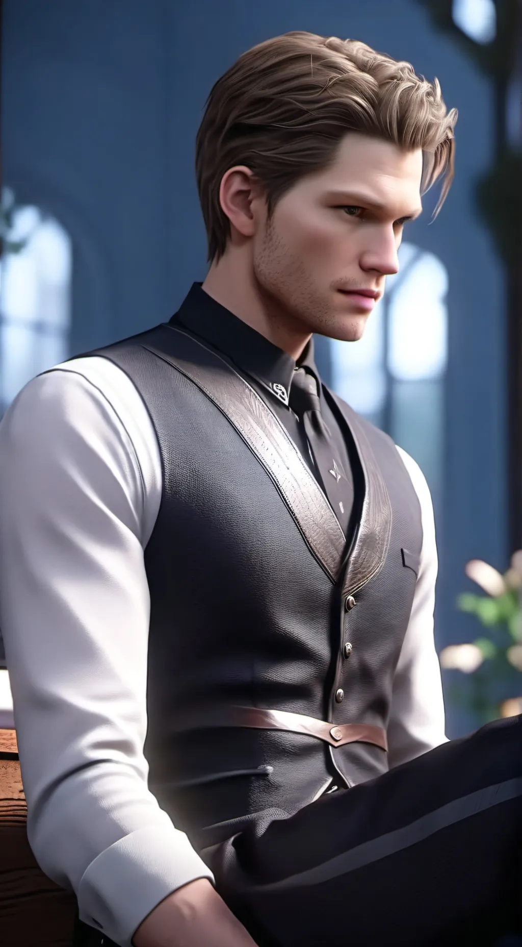 ai character: Klaus mikealson background