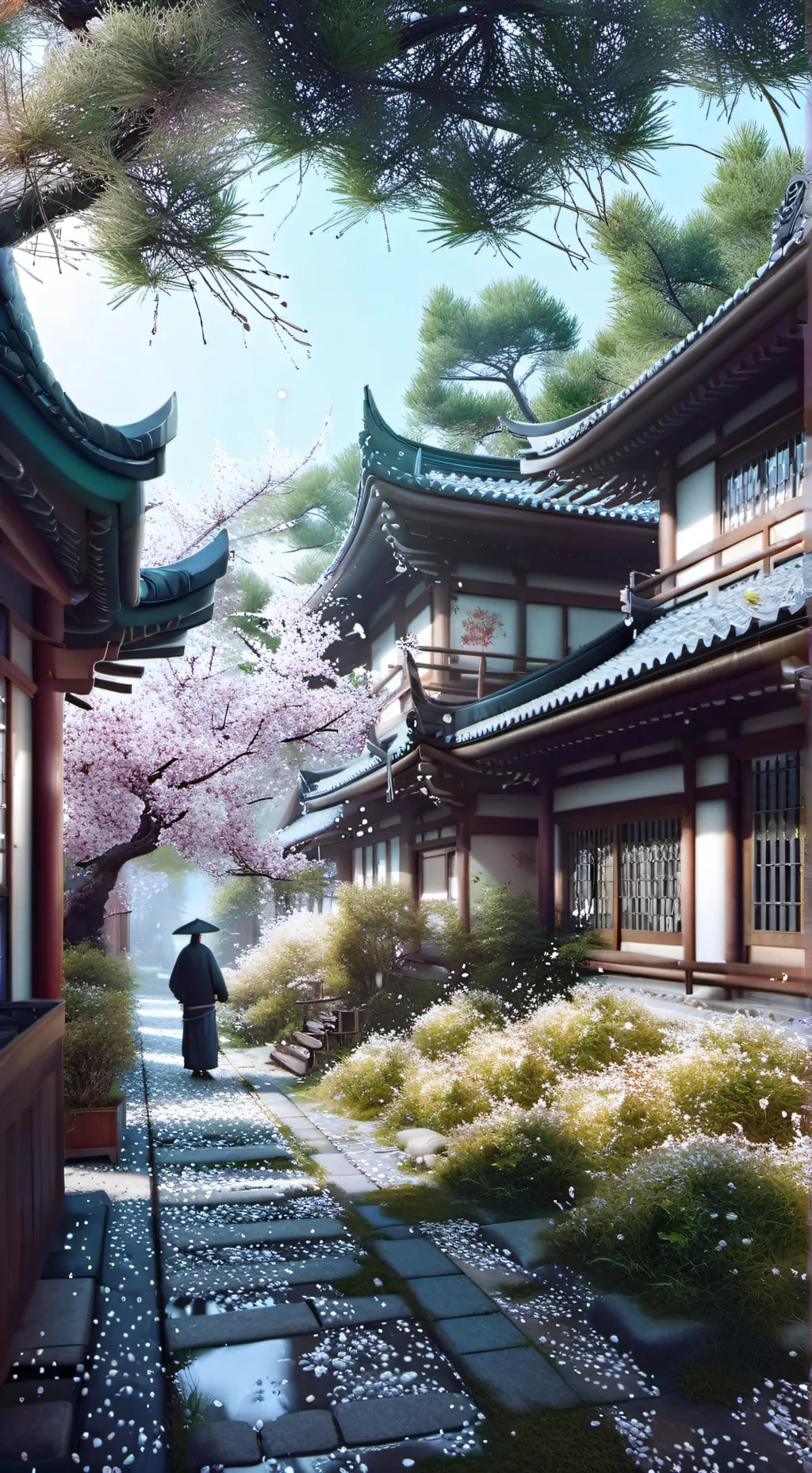 ai character: La escuela :) background